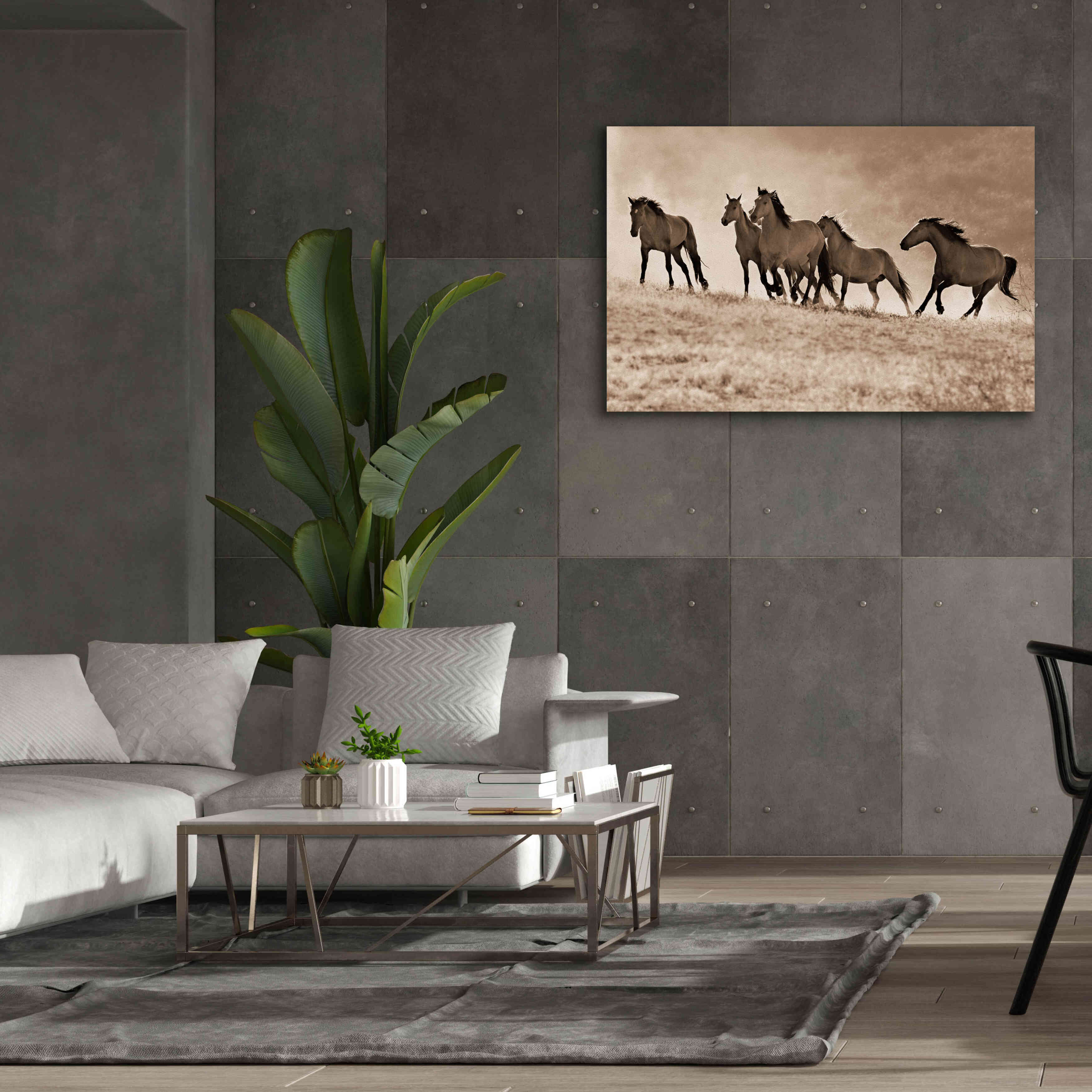 'Kicking Dust' by Lisa Dearing, Giclee Canvas Wall Art,60x40