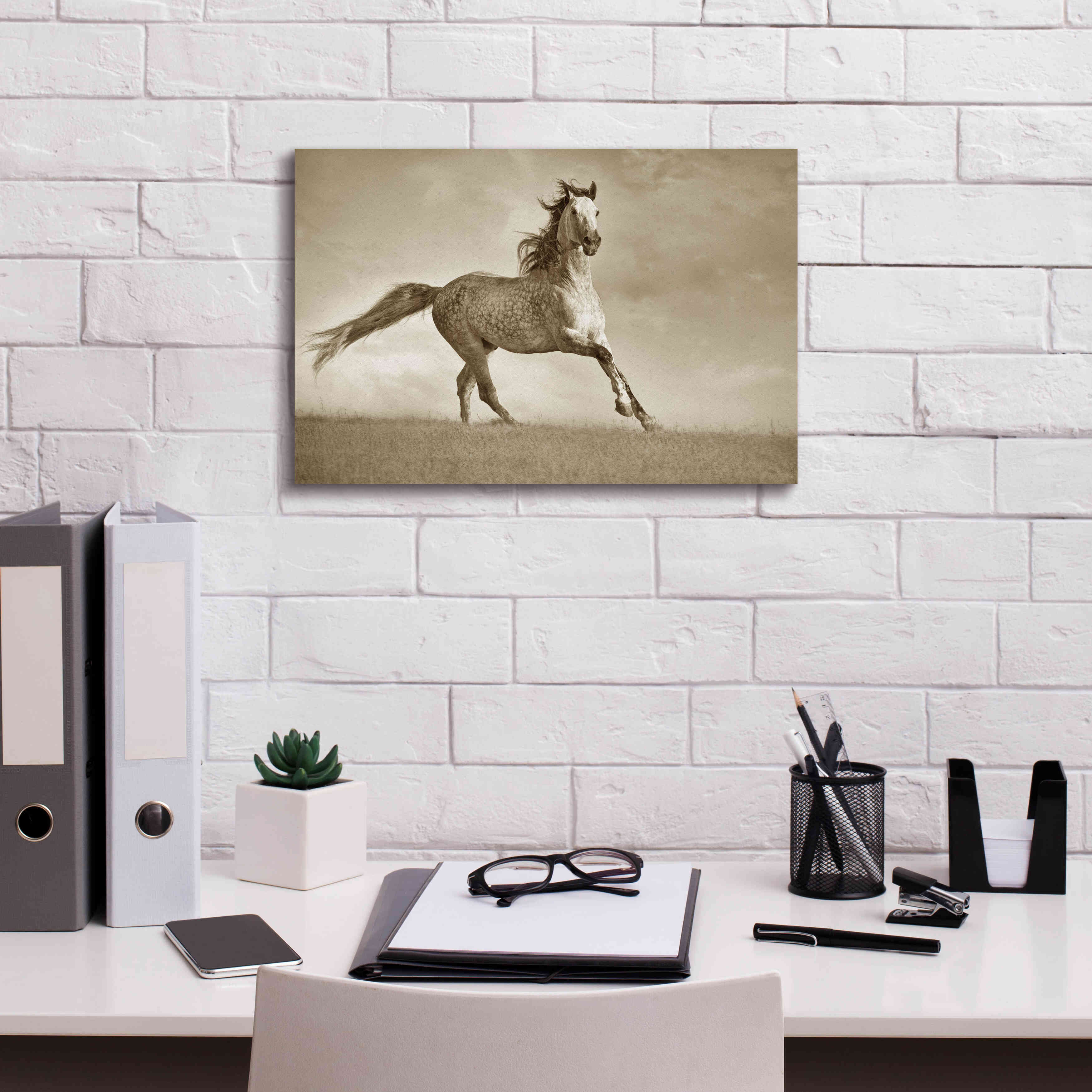 'Like the Wind' by Lisa Dearing, Giclee Canvas Wall Art,18x12