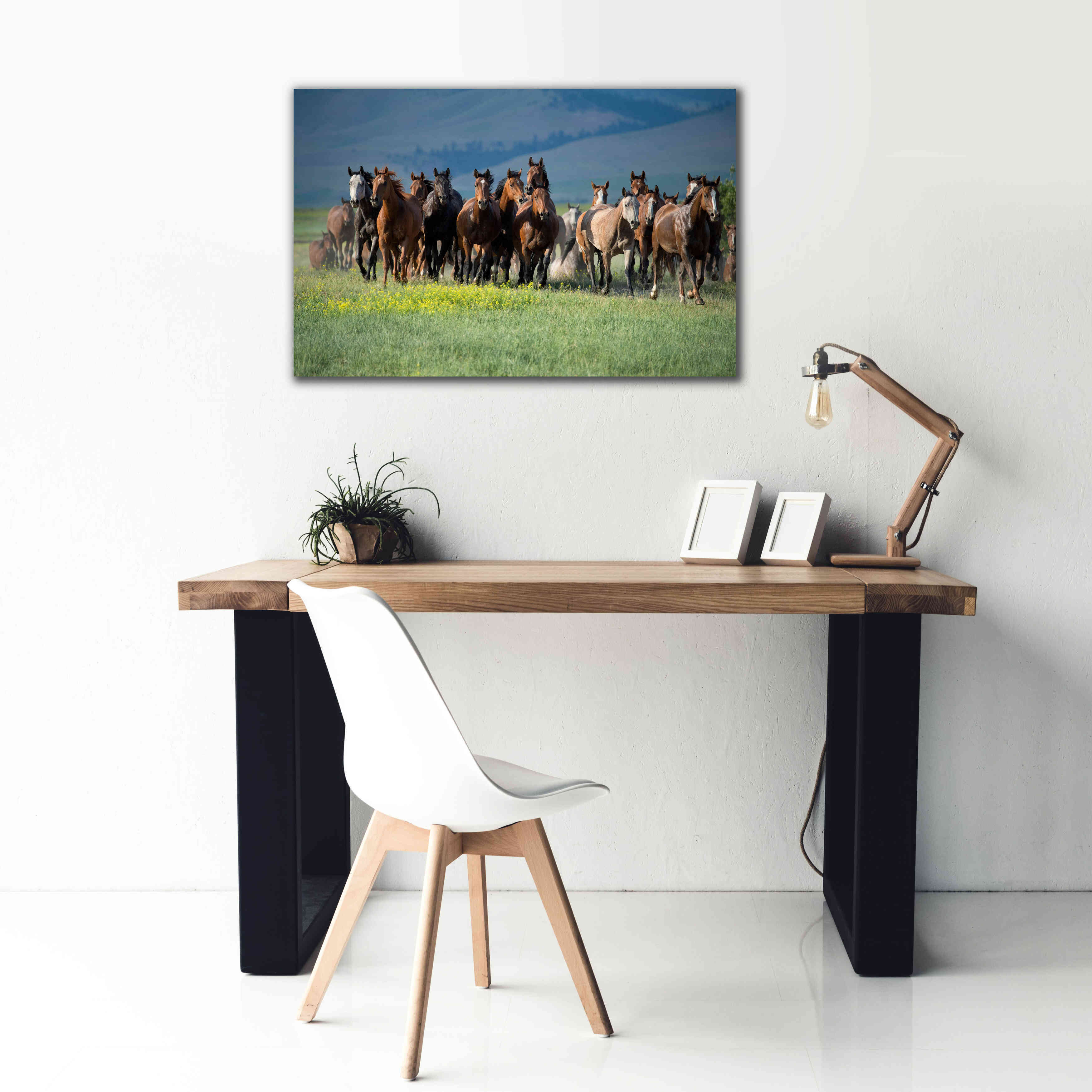'Montana Thunder' by Lisa Dearing, Giclee Canvas Wall Art,40x26