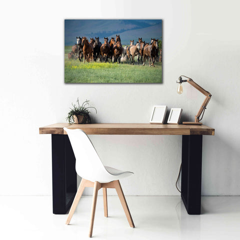 Image of 'Montana Thunder' by Lisa Dearing, Giclee Canvas Wall Art,40x26