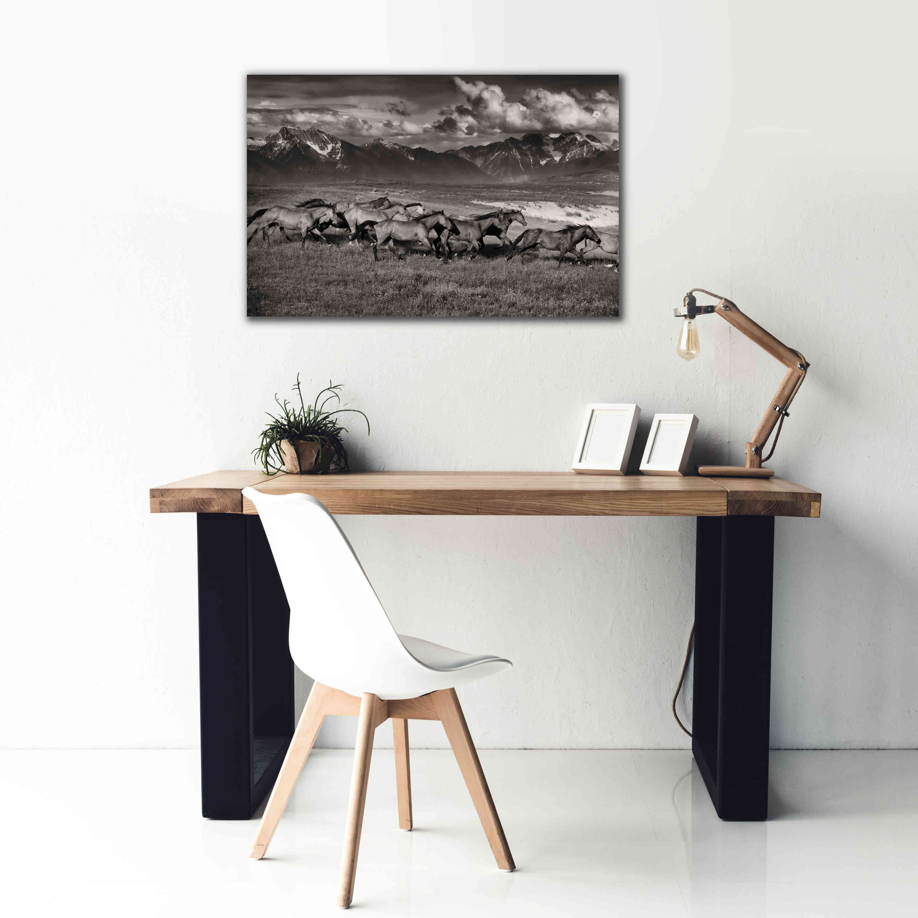 'Mountain Range Mavericks' by Lisa Dearing, Giclee Canvas Wall Art,40x26