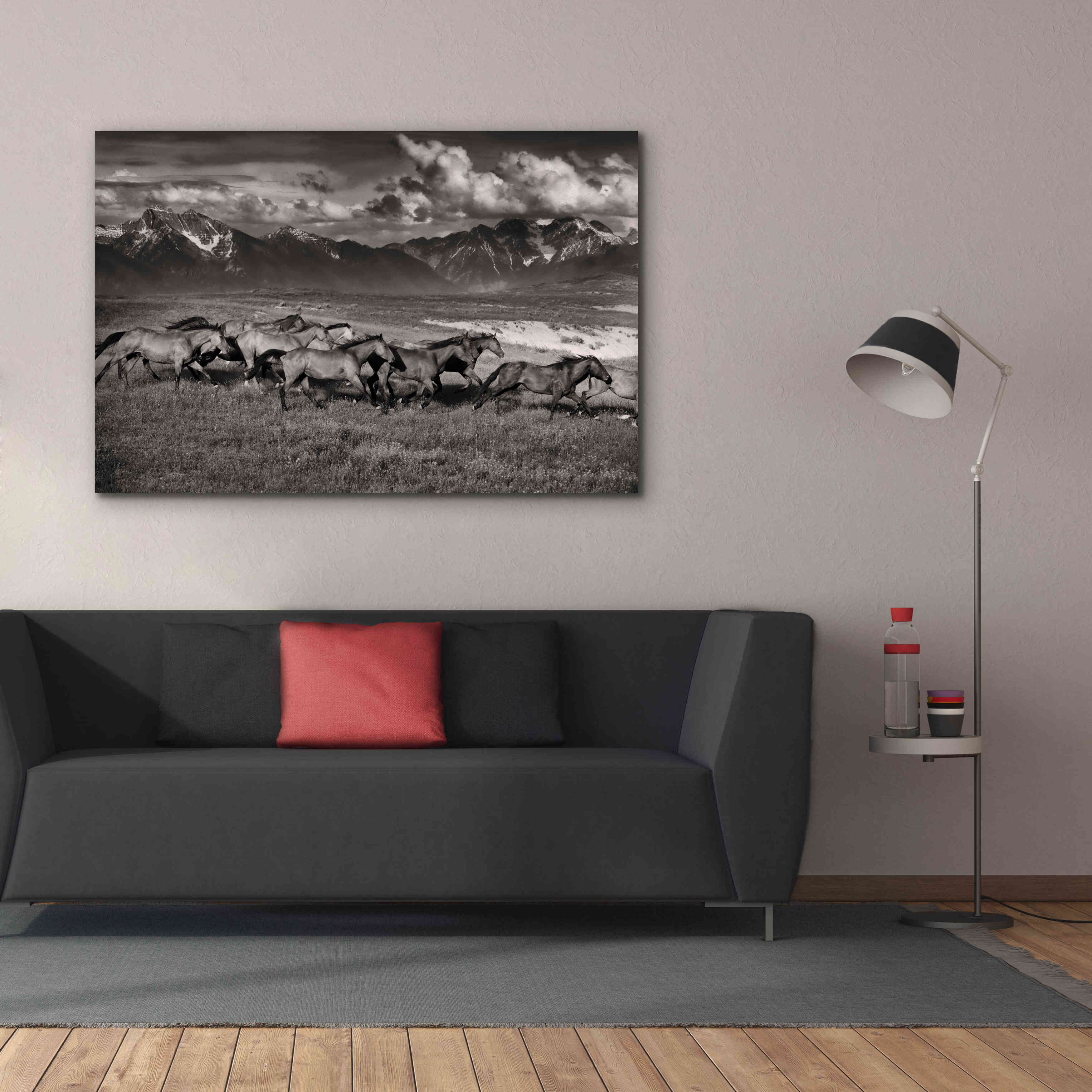 'Mountain Range Mavericks' by Lisa Dearing, Giclee Canvas Wall Art,60x40