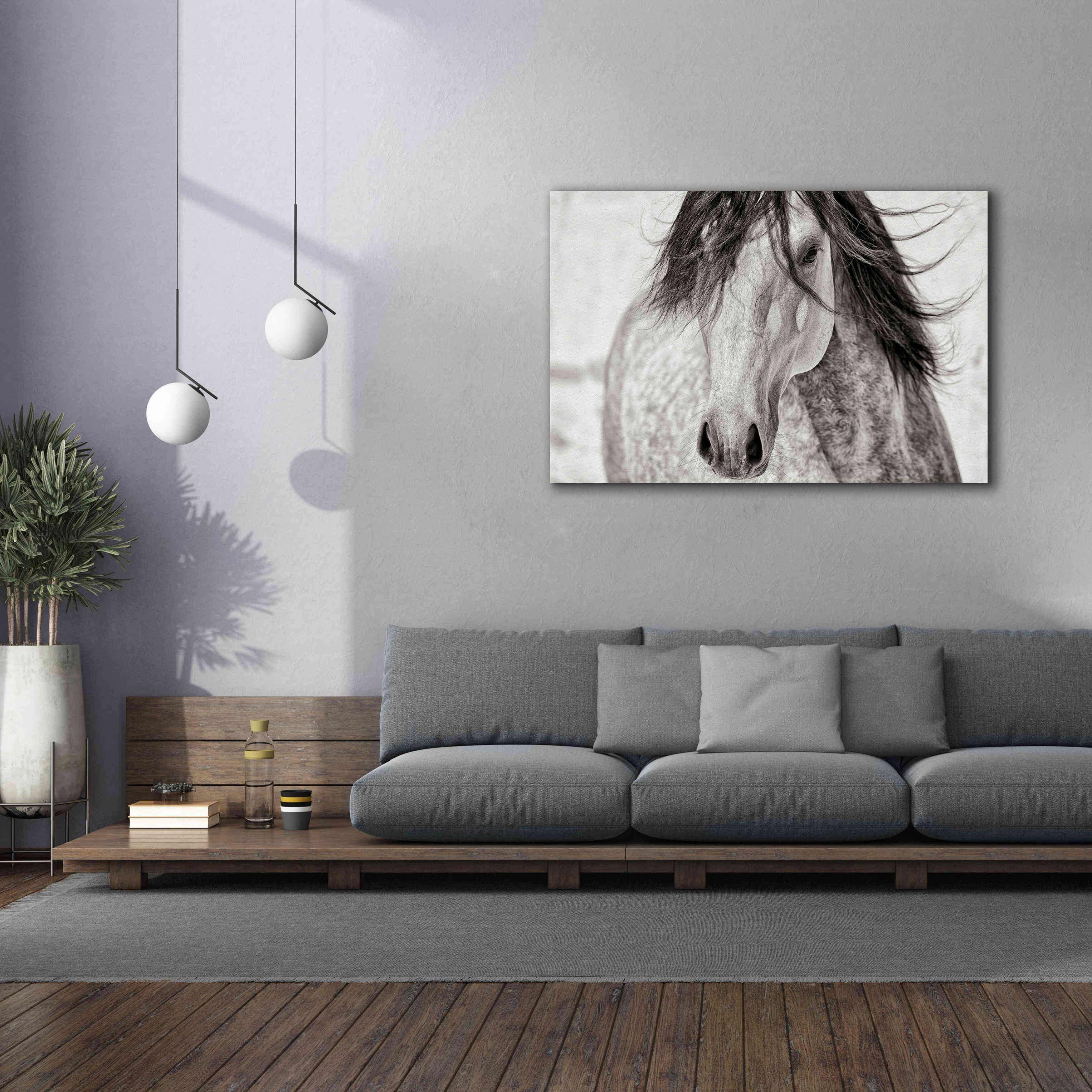 'My Beautiful Mane' by Lisa Dearing, Giclee Canvas Wall Art,60x40