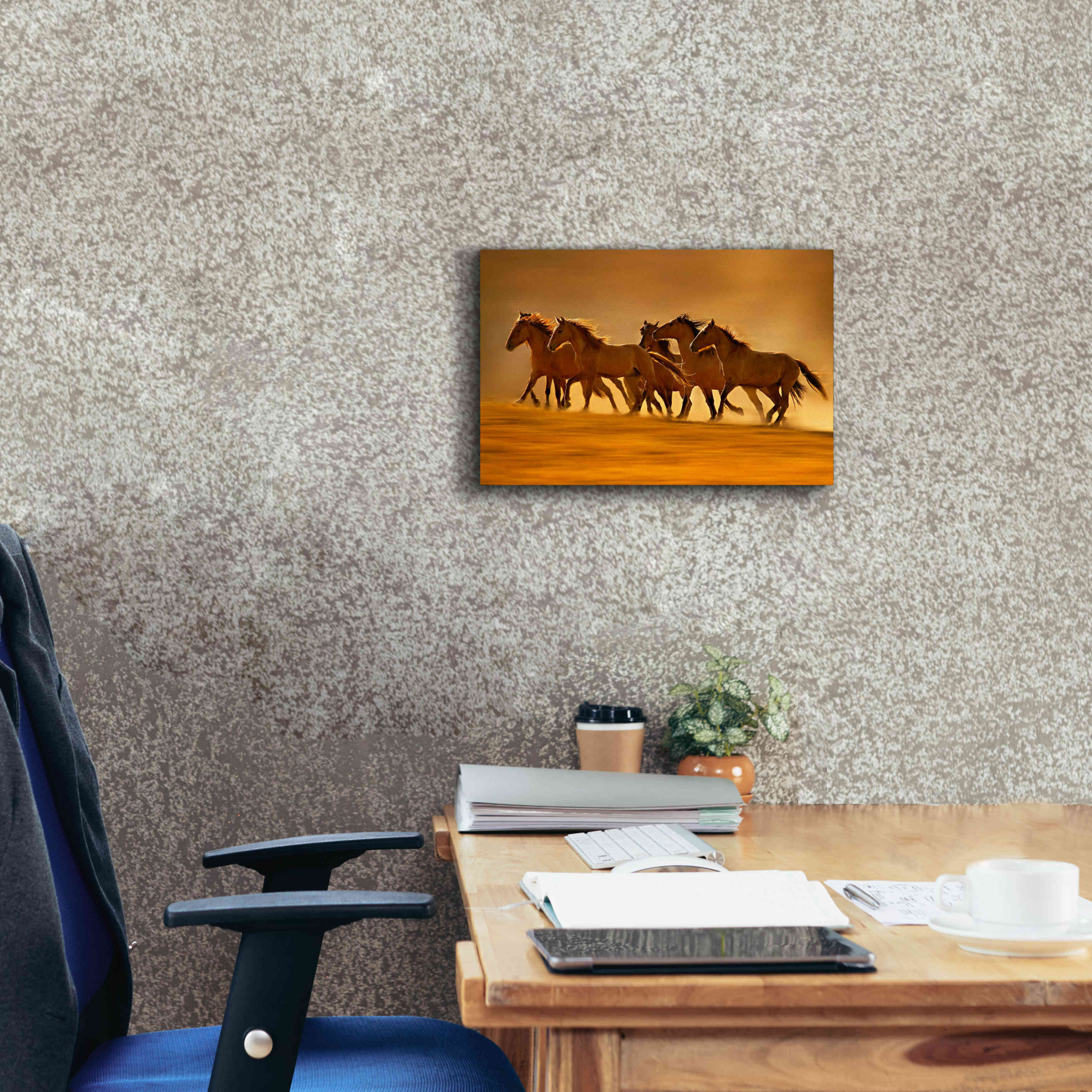 'Night Runners' by Lisa Dearing, Giclee Canvas Wall Art,18x12