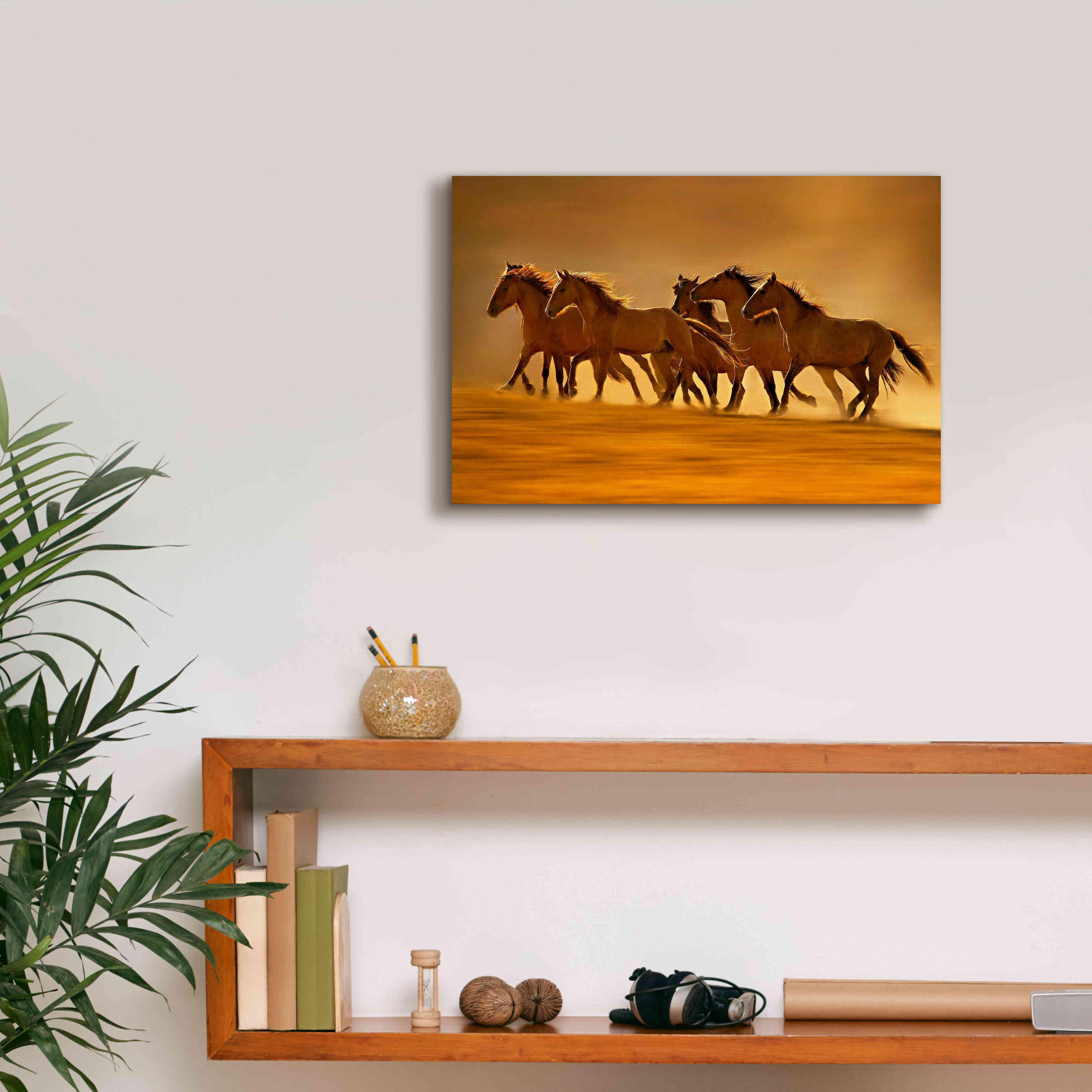 'Night Runners' by Lisa Dearing, Giclee Canvas Wall Art,18x12