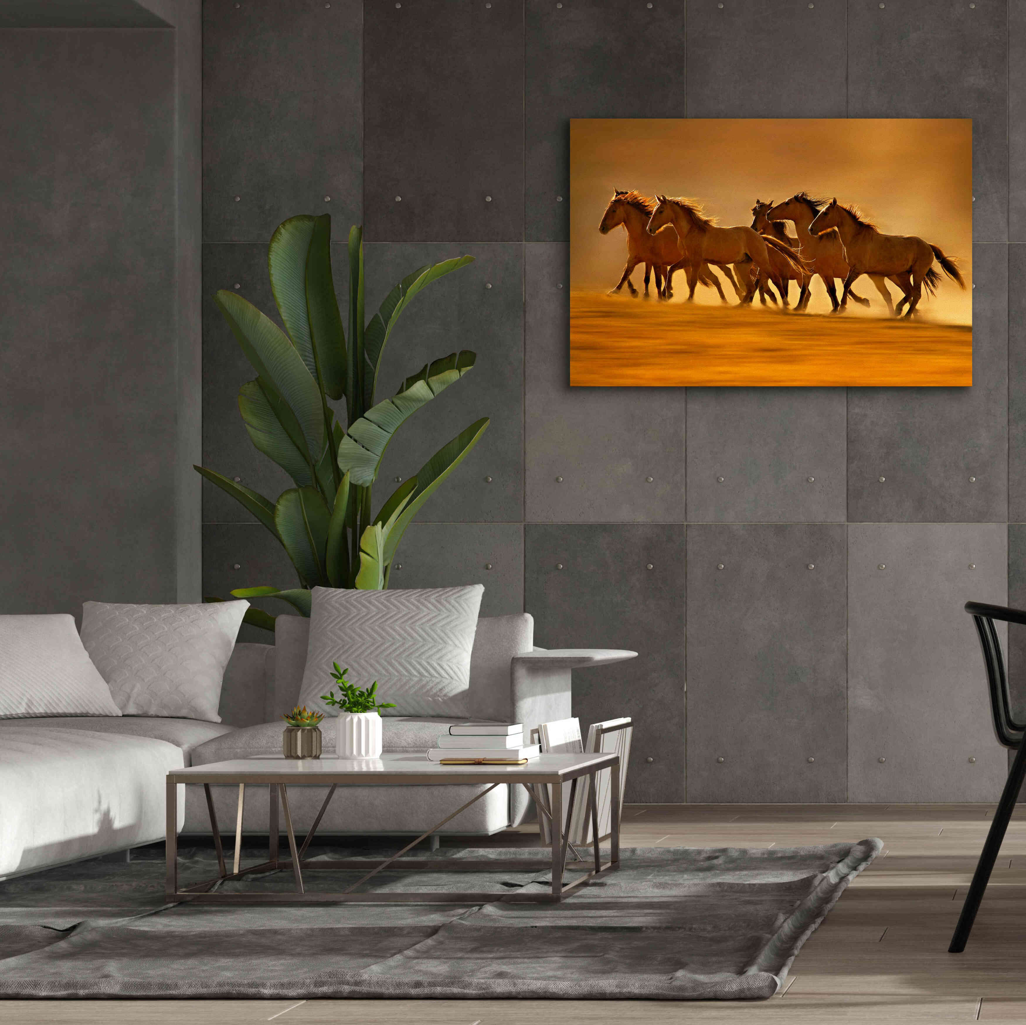 'Night Runners' by Lisa Dearing, Giclee Canvas Wall Art,60x40