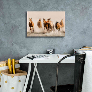 'Outlaws' by Lisa Dearing, Giclee Canvas Wall Art,18x12