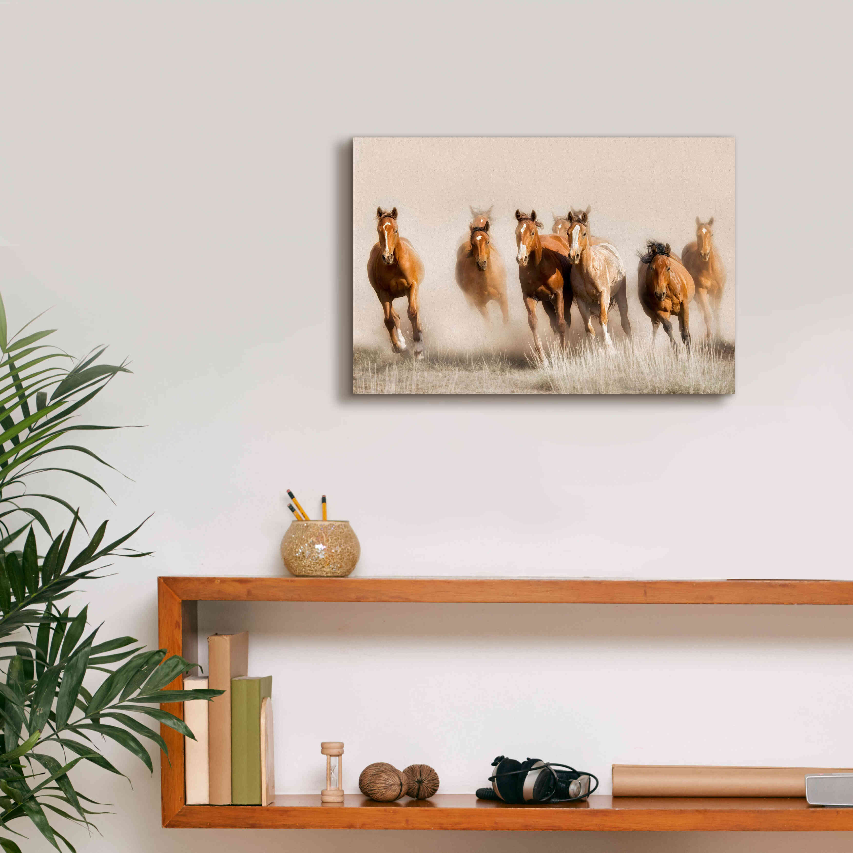 'Outlaws' by Lisa Dearing, Giclee Canvas Wall Art,18x12
