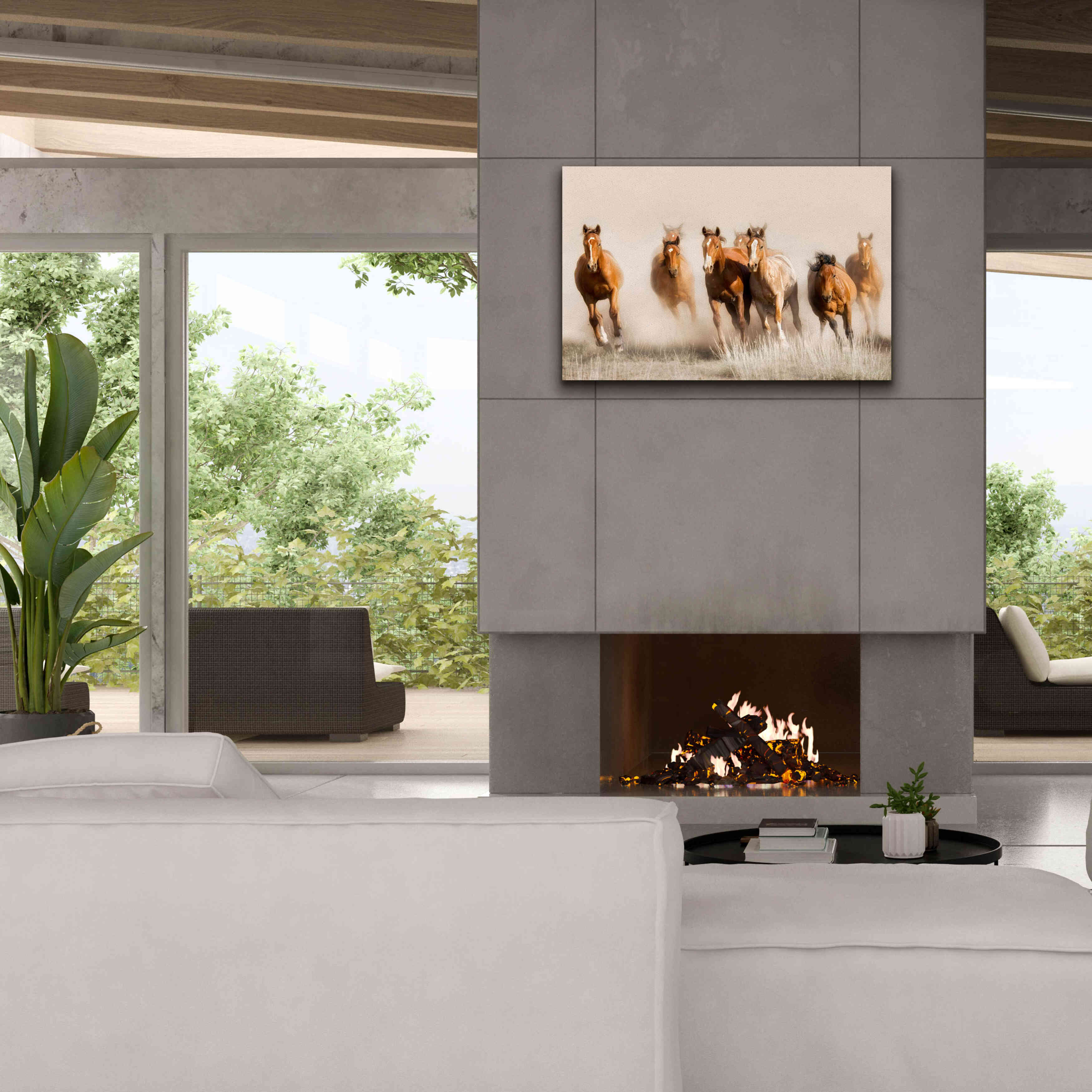 'Outlaws' by Lisa Dearing, Giclee Canvas Wall Art,40x26