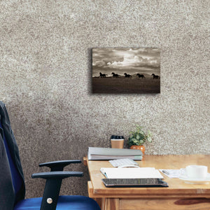 'Racing the Clouds' by Lisa Dearing, Giclee Canvas Wall Art,18x12