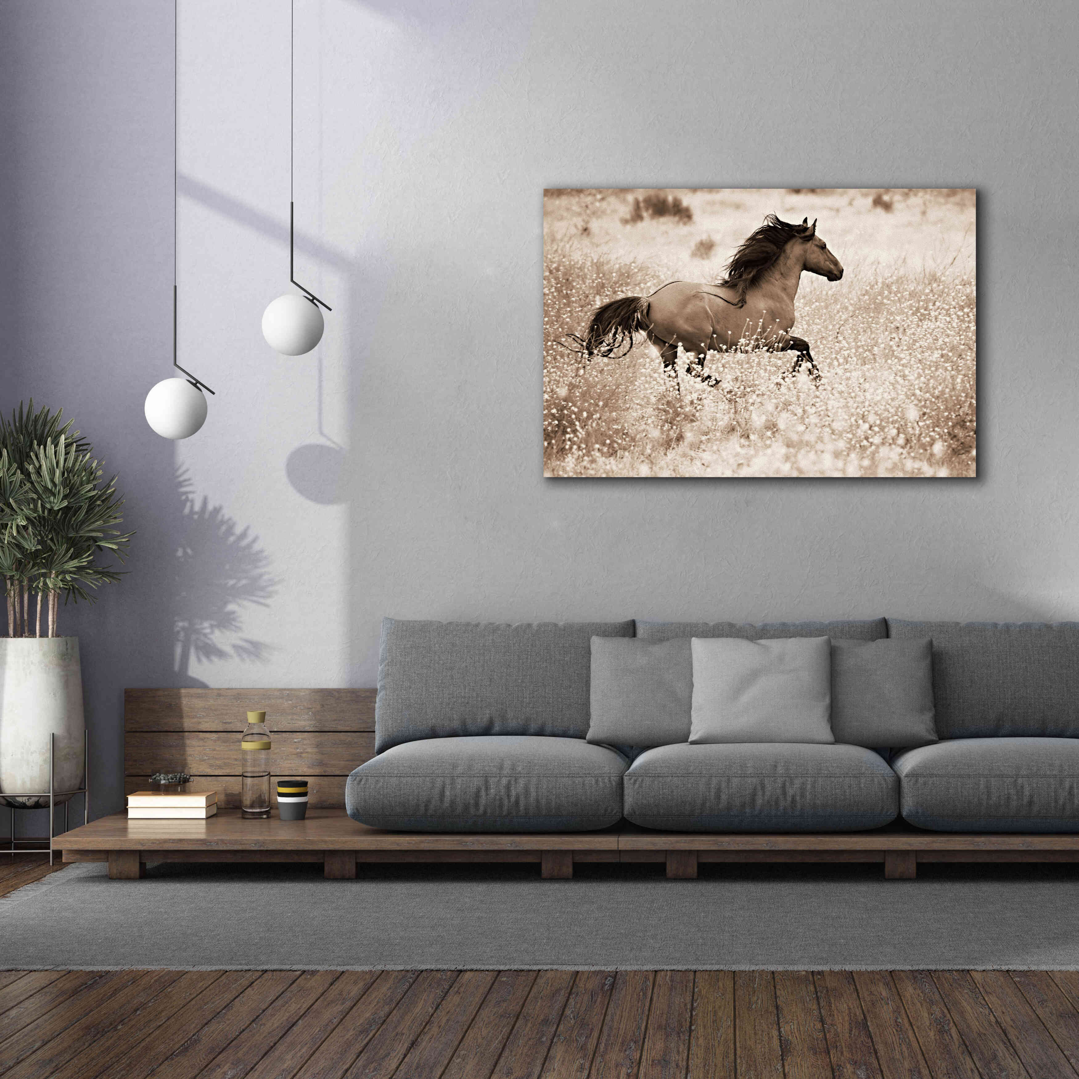 'Running Free' by Lisa Dearing, Giclee Canvas Wall Art,60x40