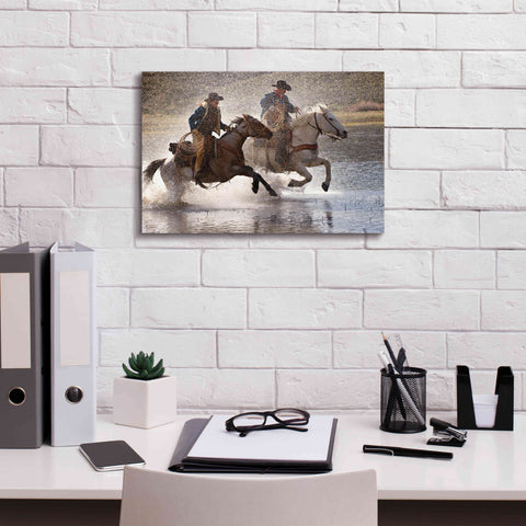 Image of 'Splash Dance' by Lisa Dearing, Giclee Canvas Wall Art,18x12