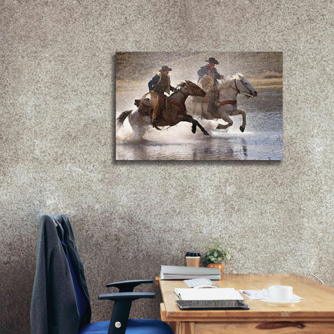 Image of 'Splash Dance' by Lisa Dearing, Giclee Canvas Wall Art,40x26