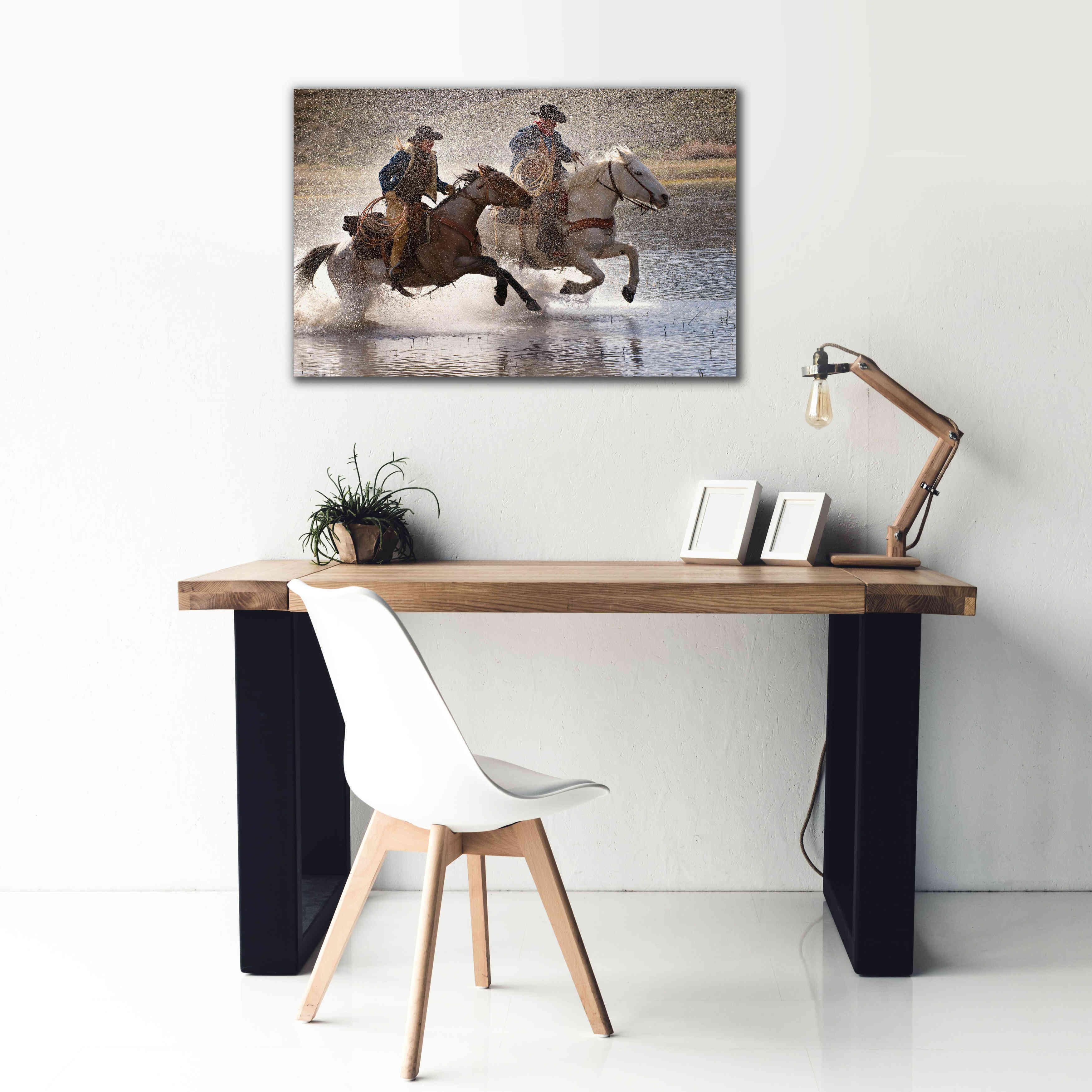 'Splash Dance' by Lisa Dearing, Giclee Canvas Wall Art,40x26