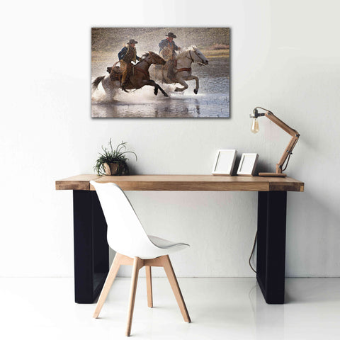 Image of 'Splash Dance' by Lisa Dearing, Giclee Canvas Wall Art,40x26