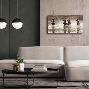'Splash Dance II' by Lisa Dearing, Giclee Canvas Wall Art,40x20