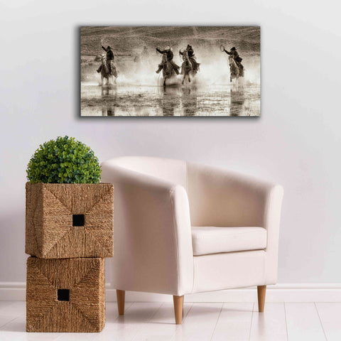 Image of 'Splash Dance II' by Lisa Dearing, Giclee Canvas Wall Art,40x20