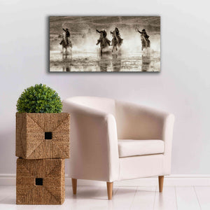 'Splash Dance II' by Lisa Dearing, Giclee Canvas Wall Art,40x20
