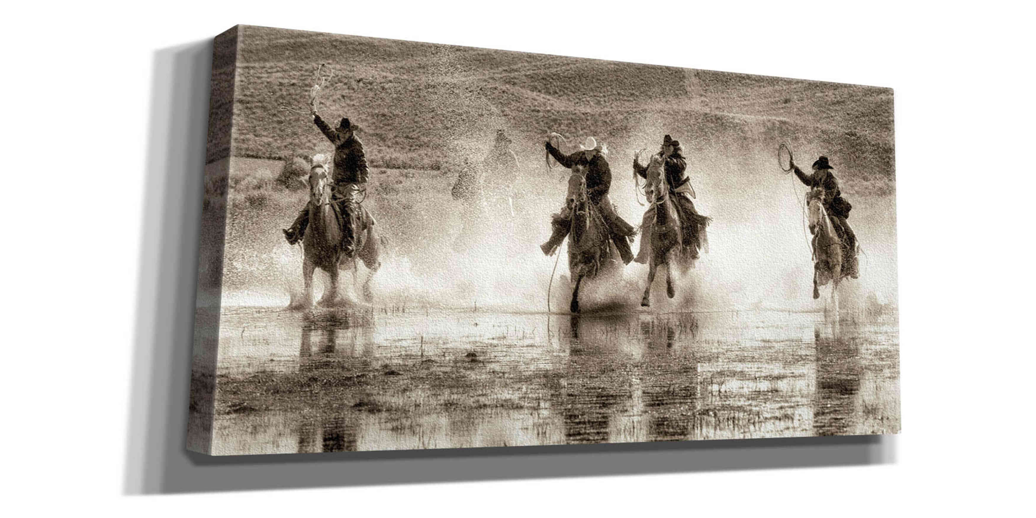 'Splash Dance II' by Lisa Dearing, Giclee Canvas Wall Art