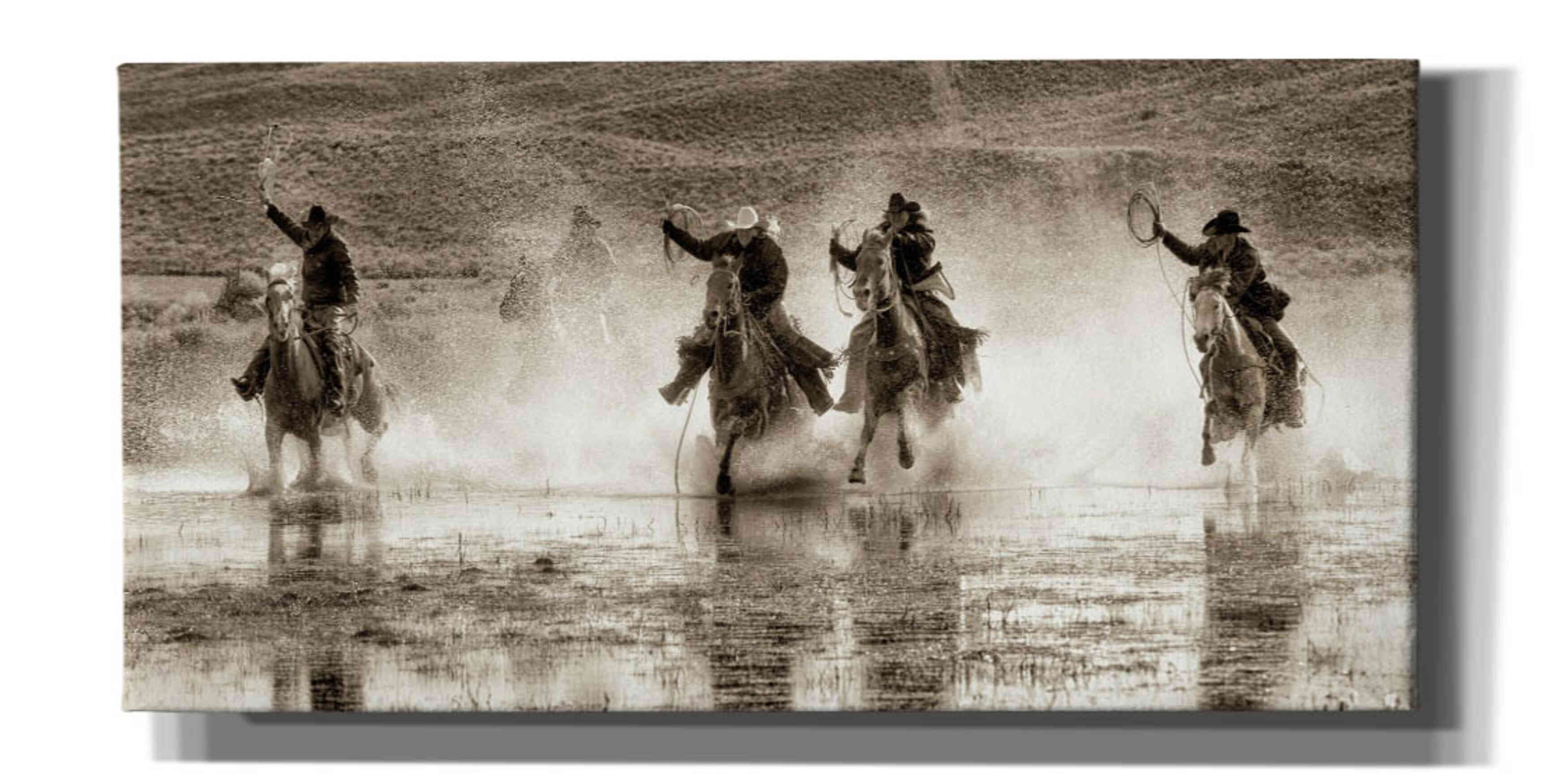 'Splash Dance II' by Lisa Dearing, Giclee Canvas Wall Art