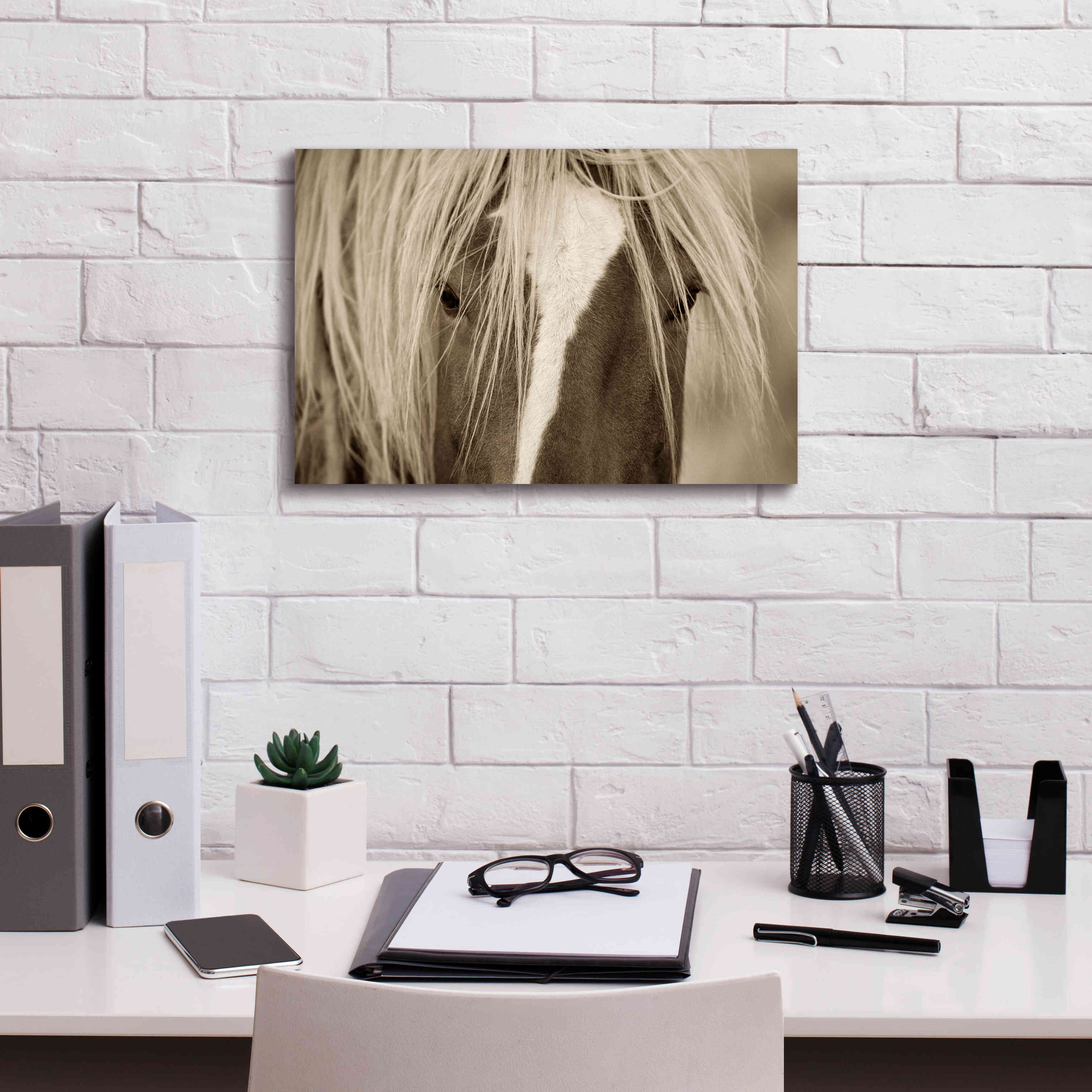 'The Blonde' by Lisa Dearing, Giclee Canvas Wall Art,18x12