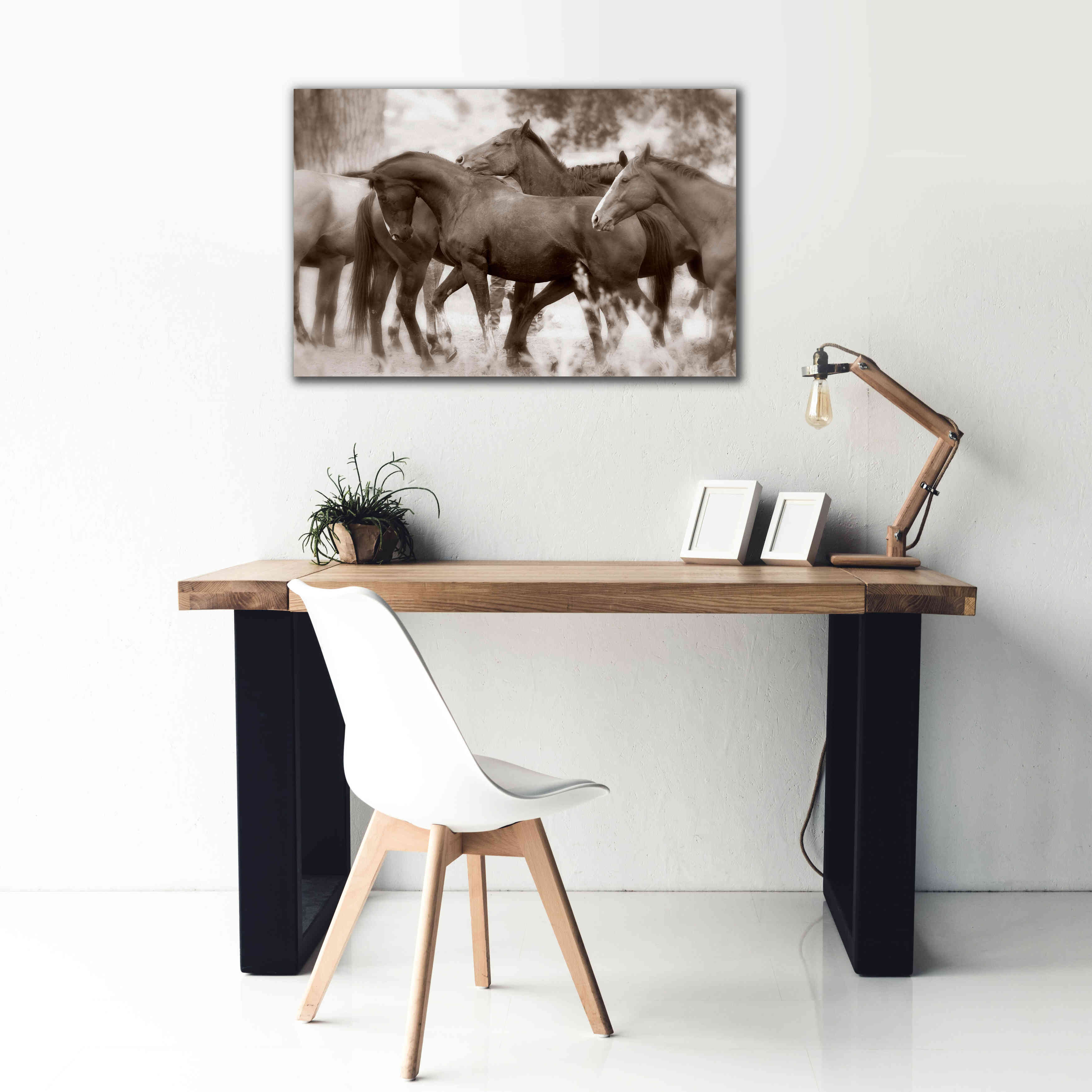 'The Herd' by Lisa Dearing, Giclee Canvas Wall Art,40x26