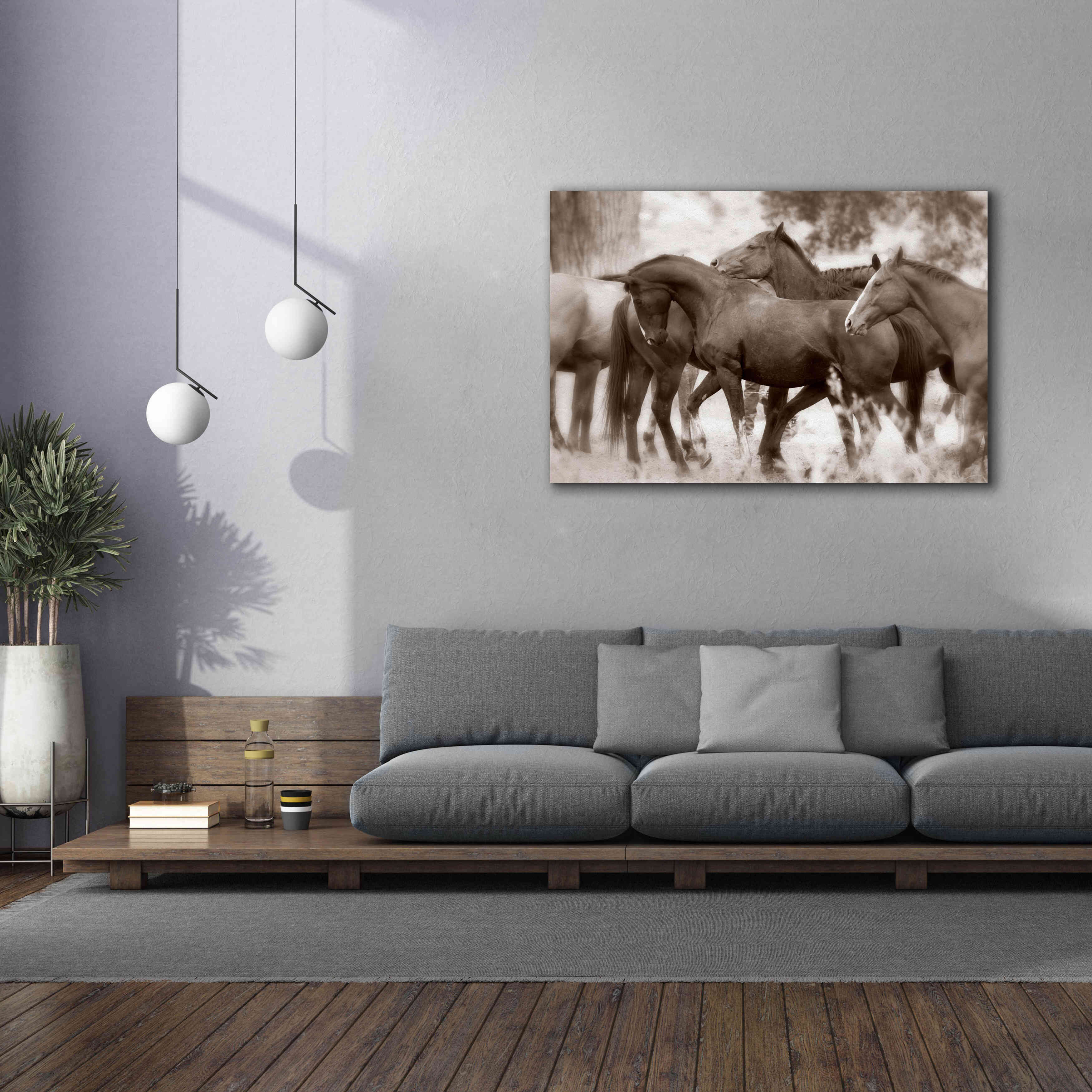 'The Herd' by Lisa Dearing, Giclee Canvas Wall Art,60x40
