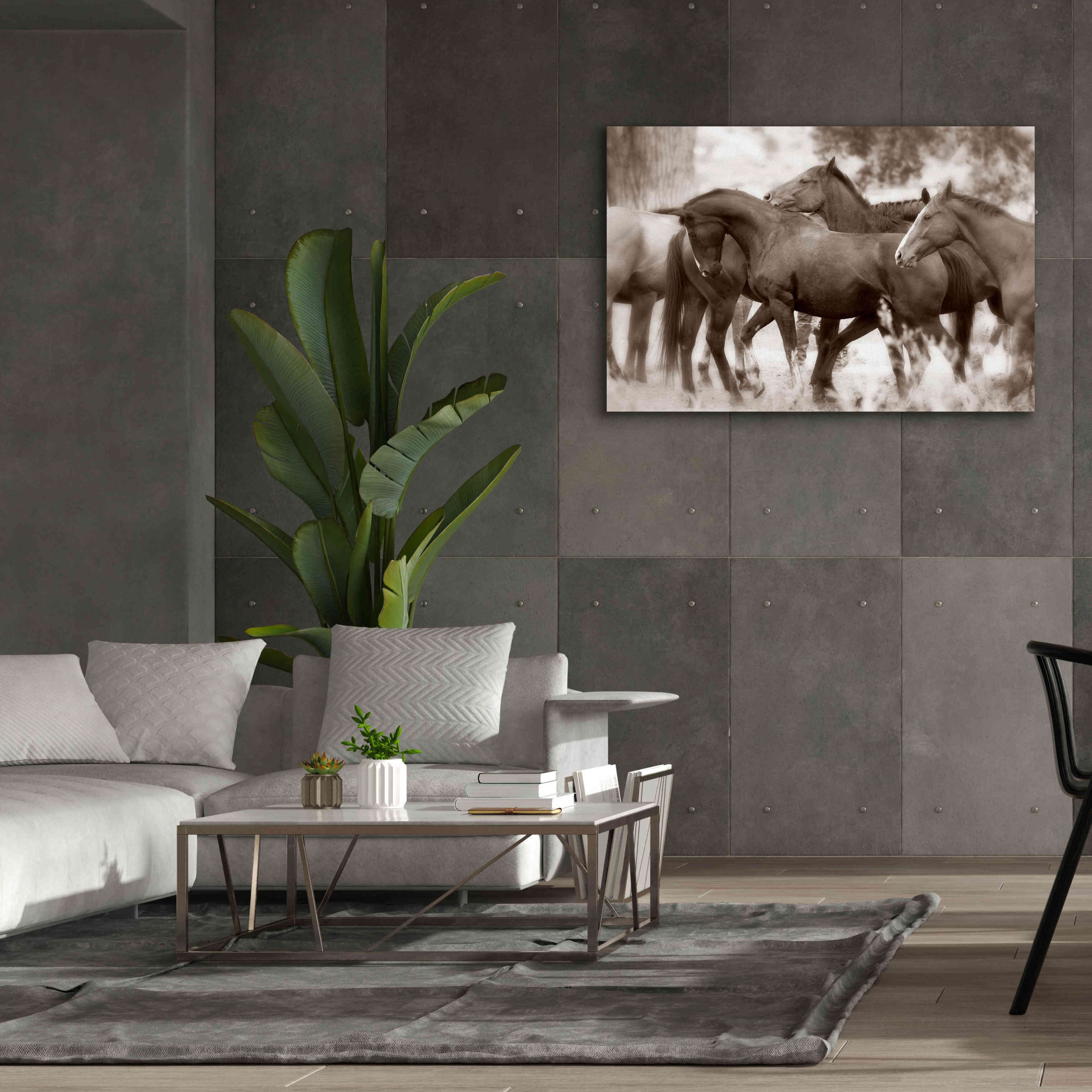 'The Herd' by Lisa Dearing, Giclee Canvas Wall Art,60x40
