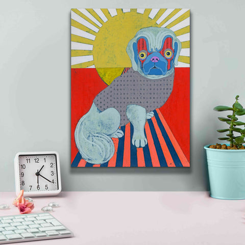 Image of 'Pekingese' by Lizzy Davis, Giclee Canvas Wall Art,12x16