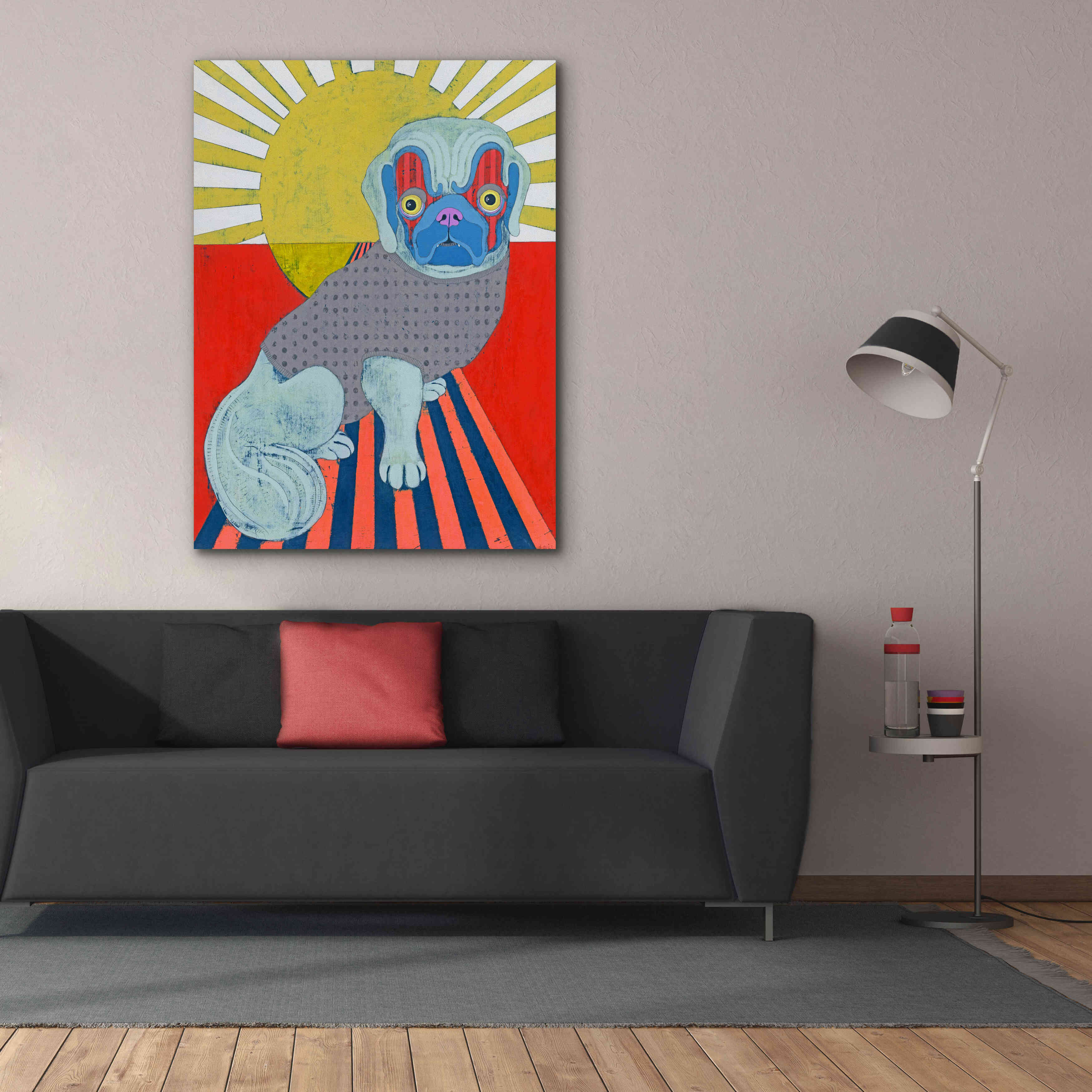 'Pekingese' by Lizzy Davis, Giclee Canvas Wall Art,40x54