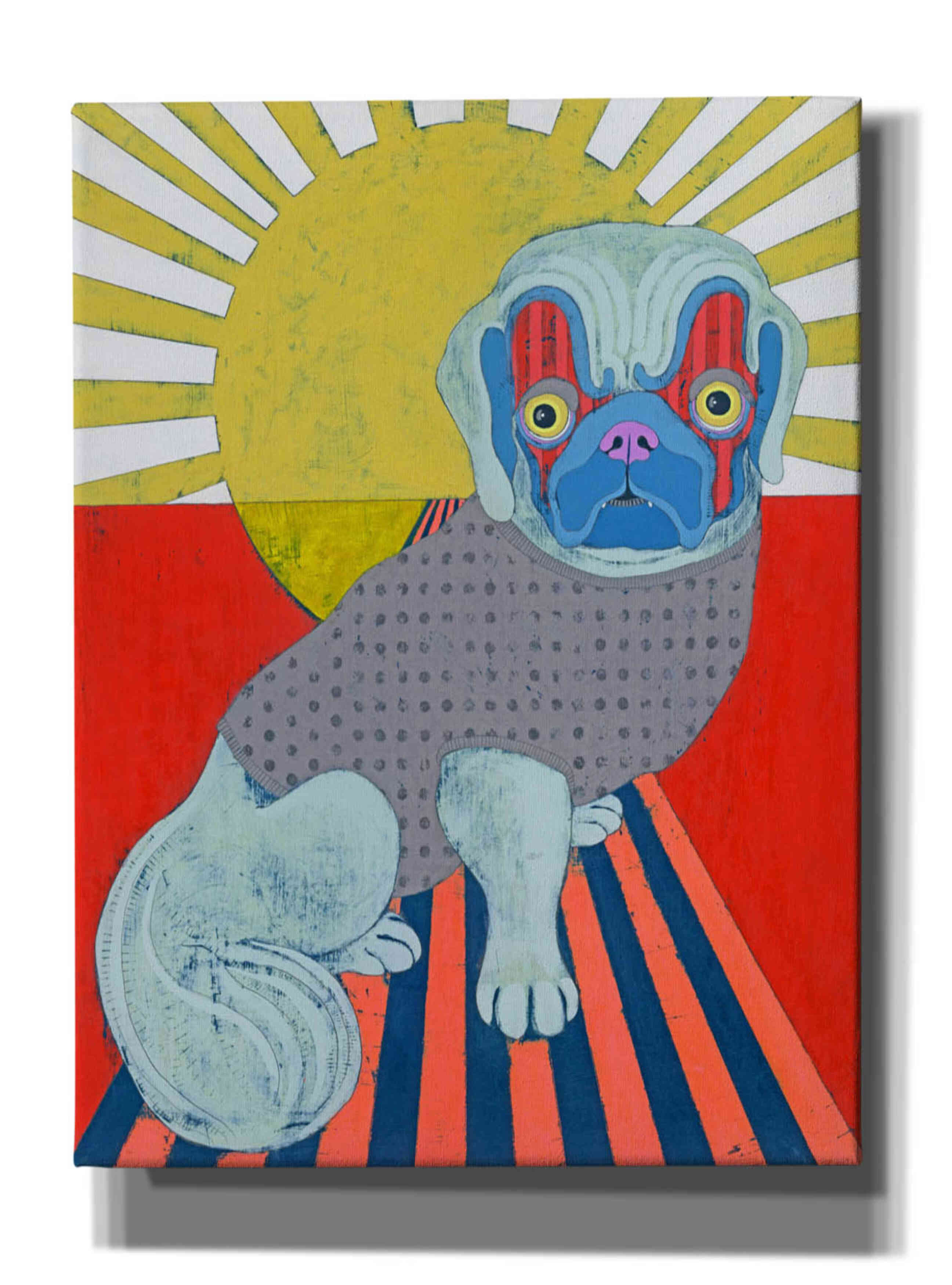'Pekingese' by Lizzy Davis, Giclee Canvas Wall Art