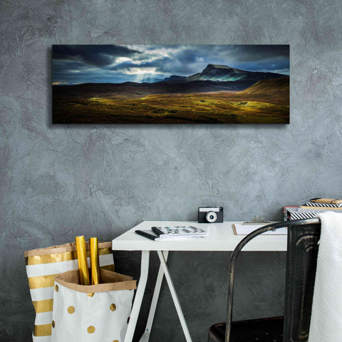 Image of 'Quiraing Lightpools' by Lynne Douglas, Giclee Canvas Wall Art,36x12