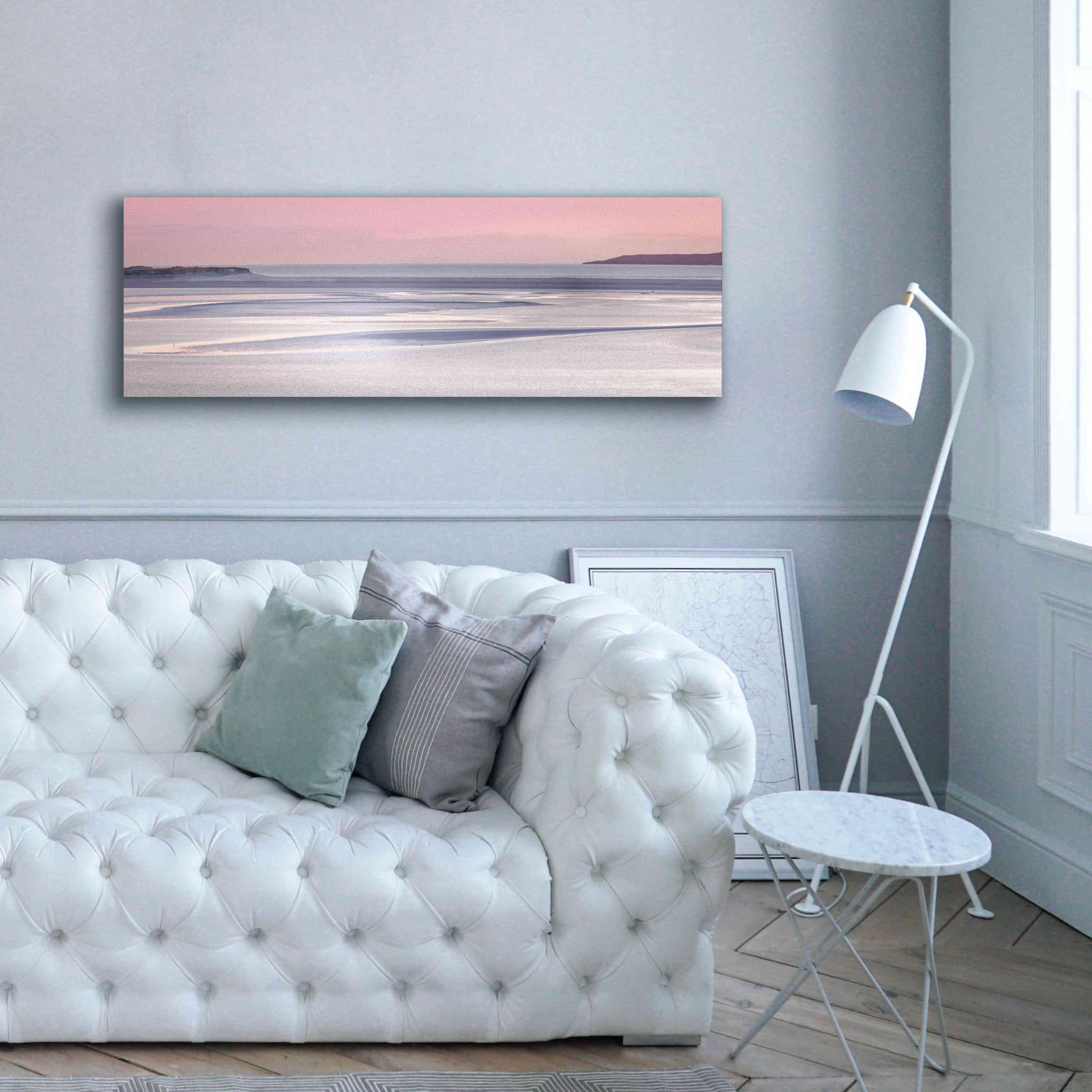 'Silver Sands' by Lynne Douglas, Giclee Canvas Wall Art,60x20