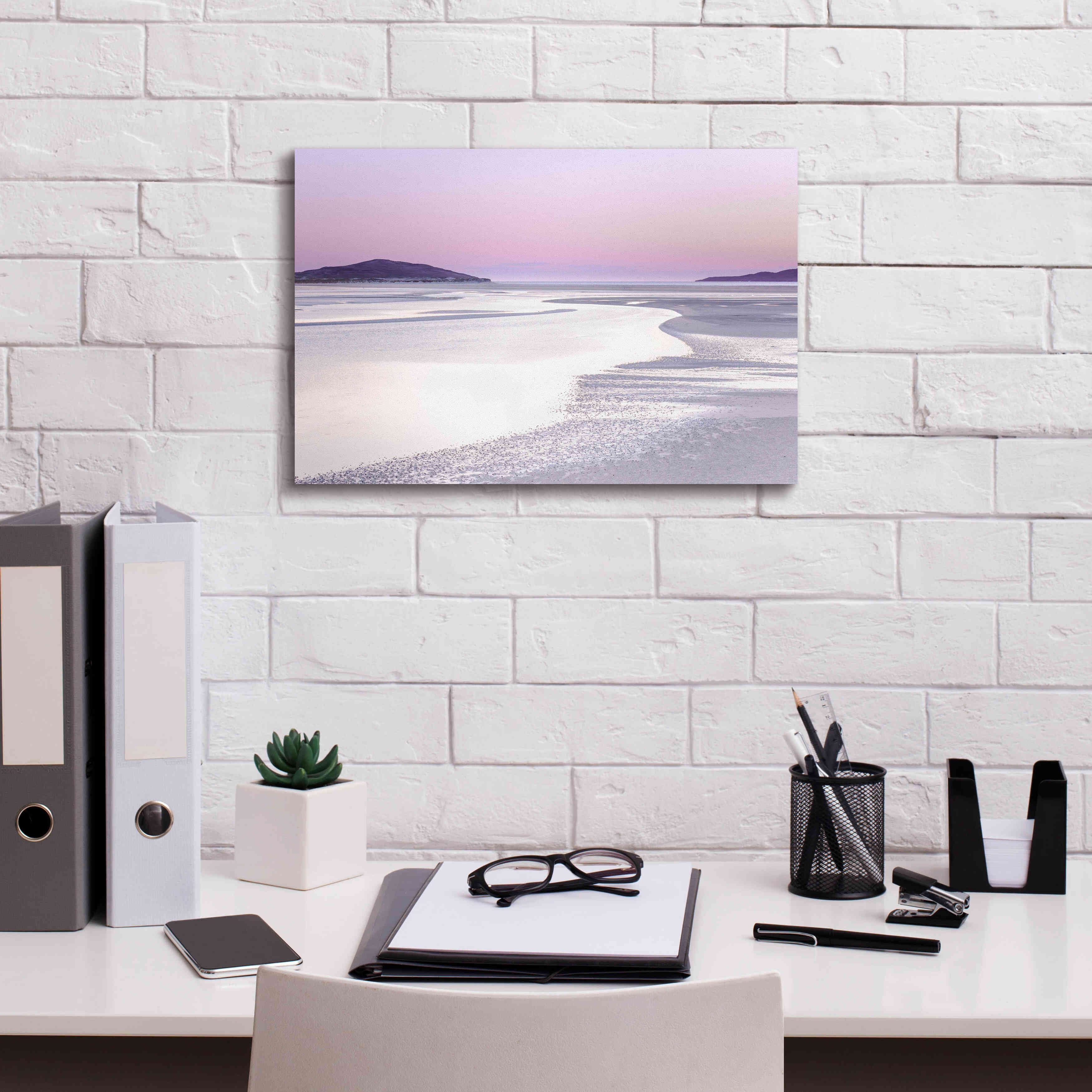 'Silver Silence' by Lynne Douglas, Giclee Canvas Wall Art,18x12