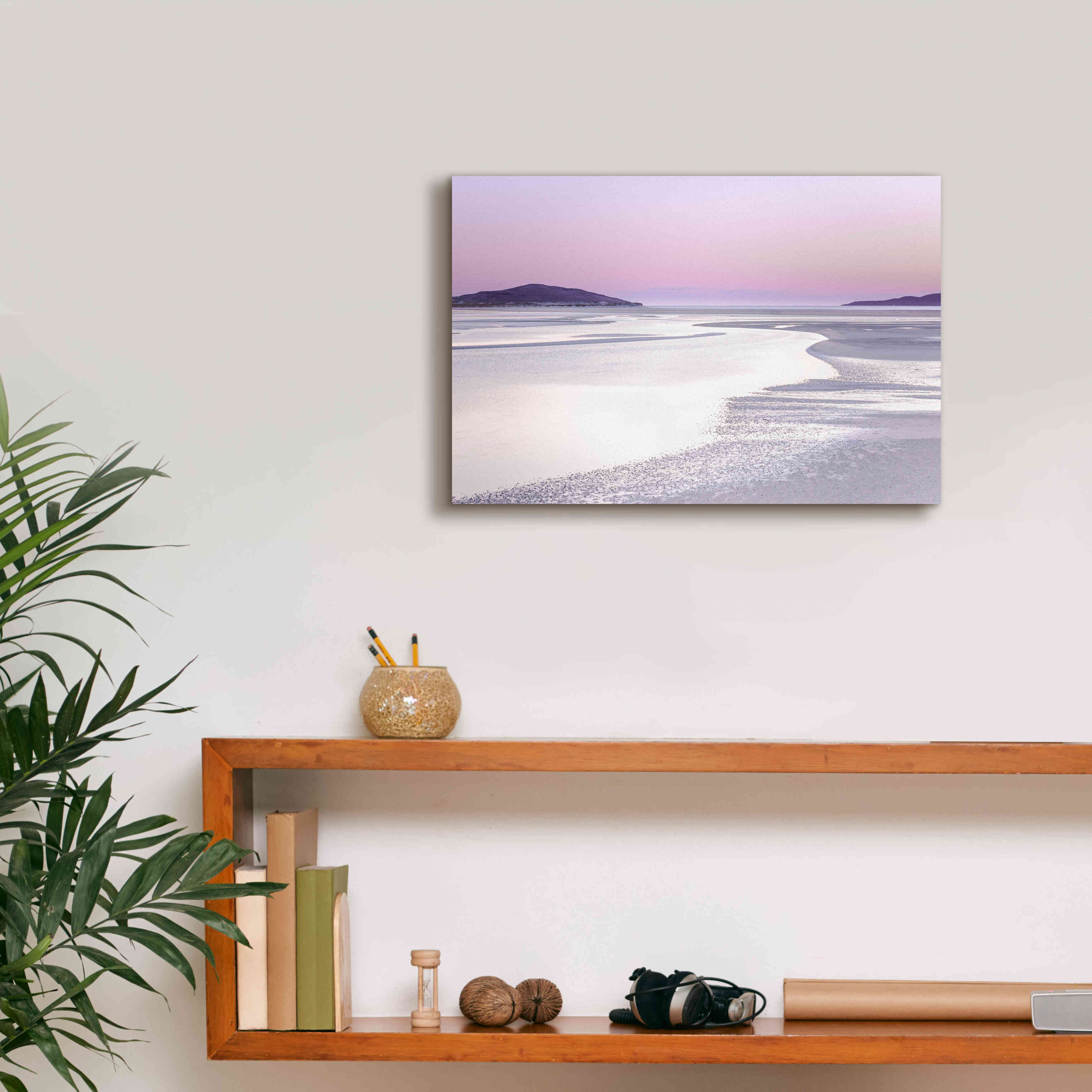 'Silver Silence' by Lynne Douglas, Giclee Canvas Wall Art,18x12