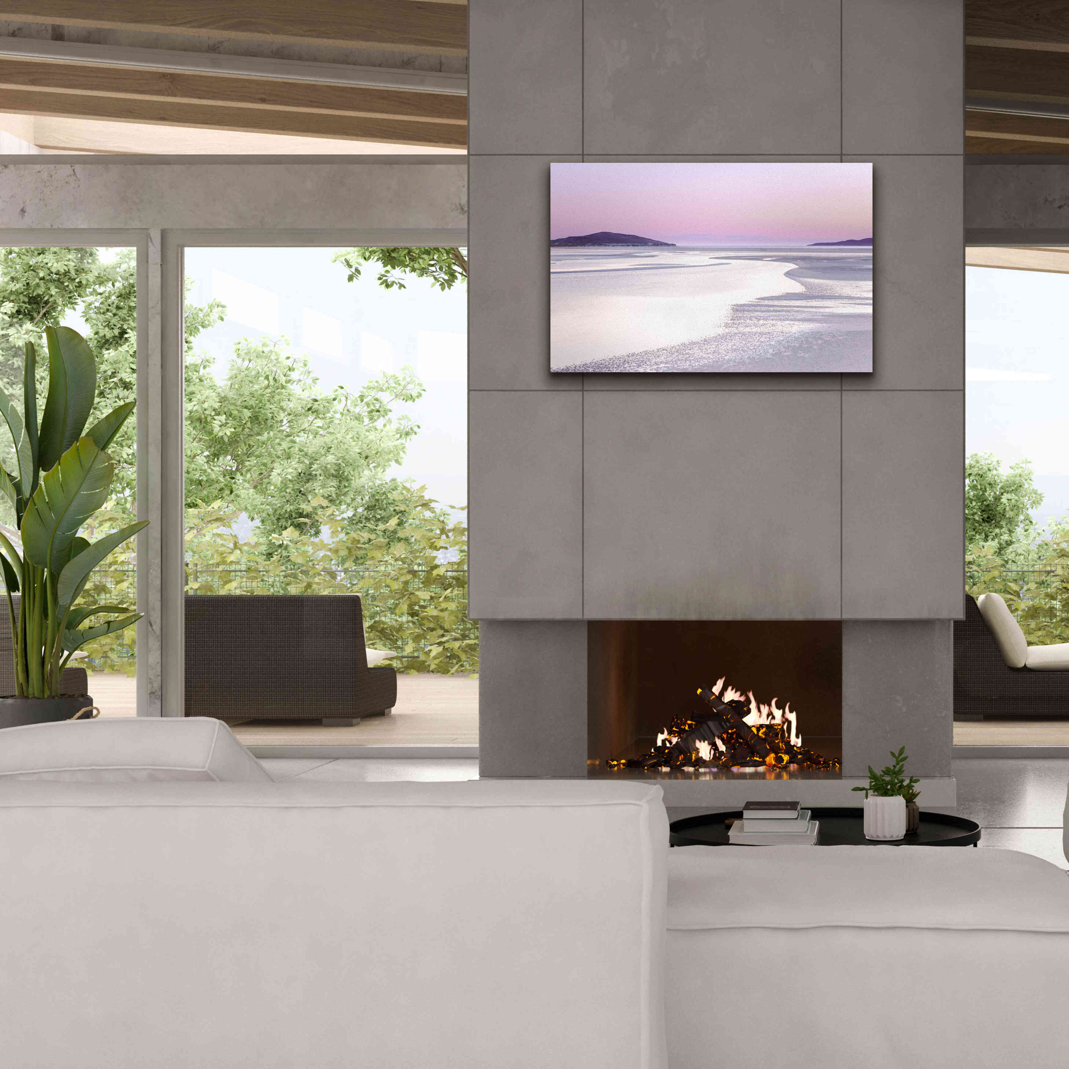 'Silver Silence' by Lynne Douglas, Giclee Canvas Wall Art,40x26