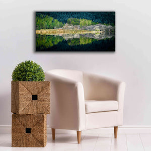 'Spring Greens' by Lynne Douglas, Giclee Canvas Wall Art,40x20
