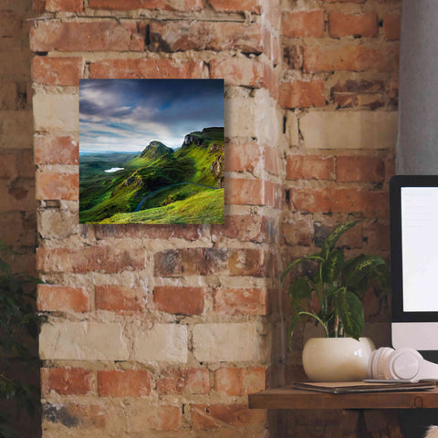 Image of 'Summer on the Quiraing' by Lynne Douglas, Giclee Canvas Wall Art,12x12