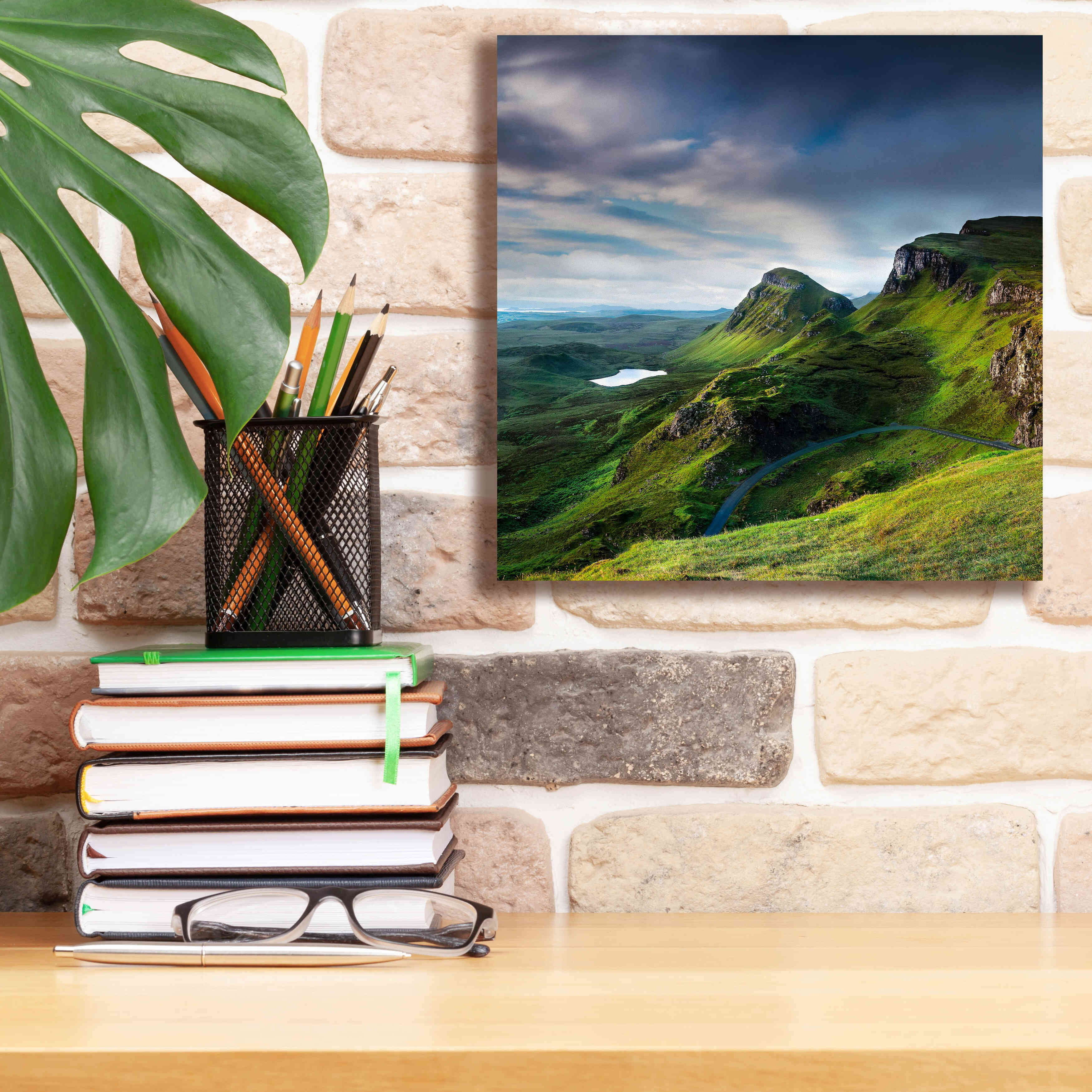 'Summer on the Quiraing' by Lynne Douglas, Giclee Canvas Wall Art,12x12