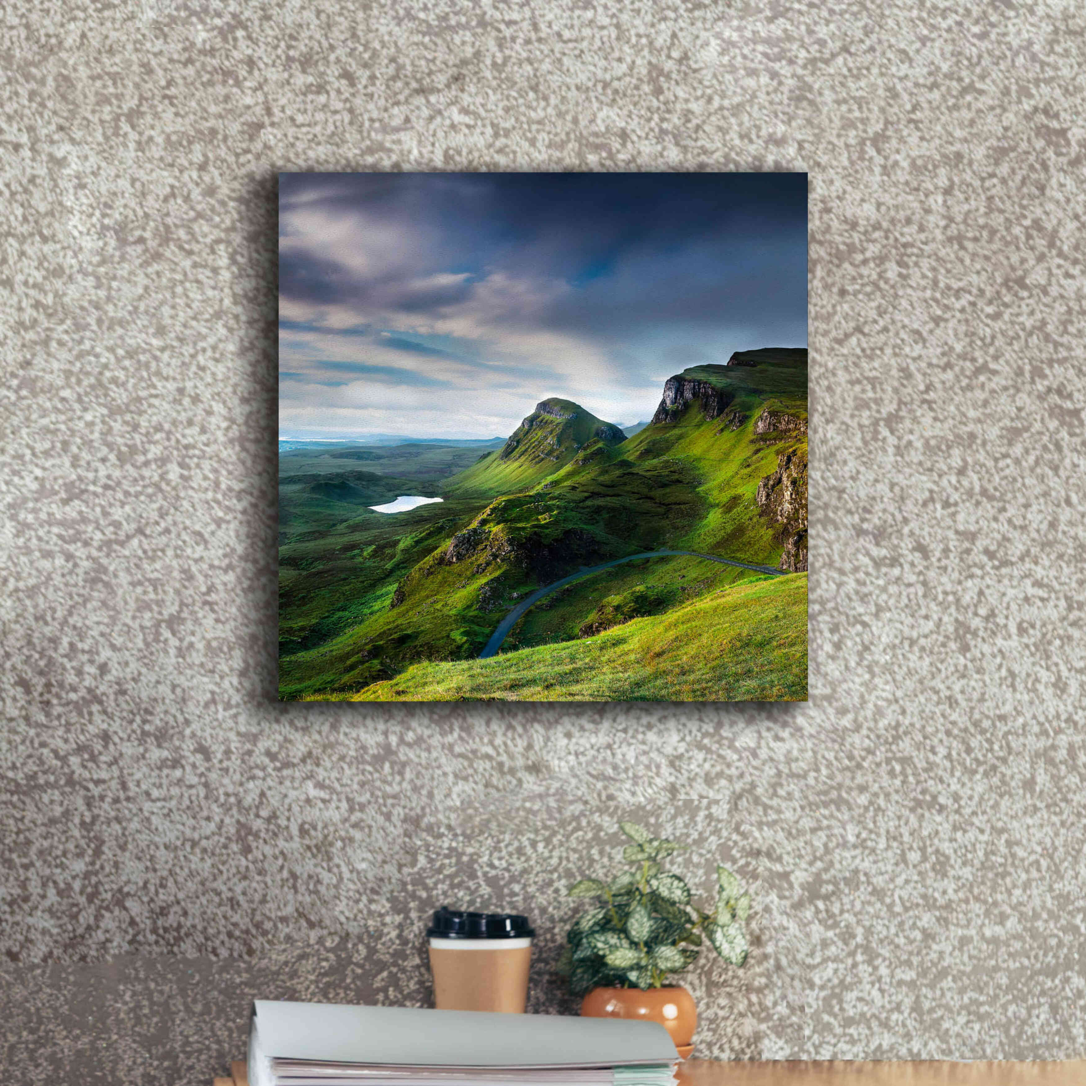 'Summer on the Quiraing' by Lynne Douglas, Giclee Canvas Wall Art,18x18