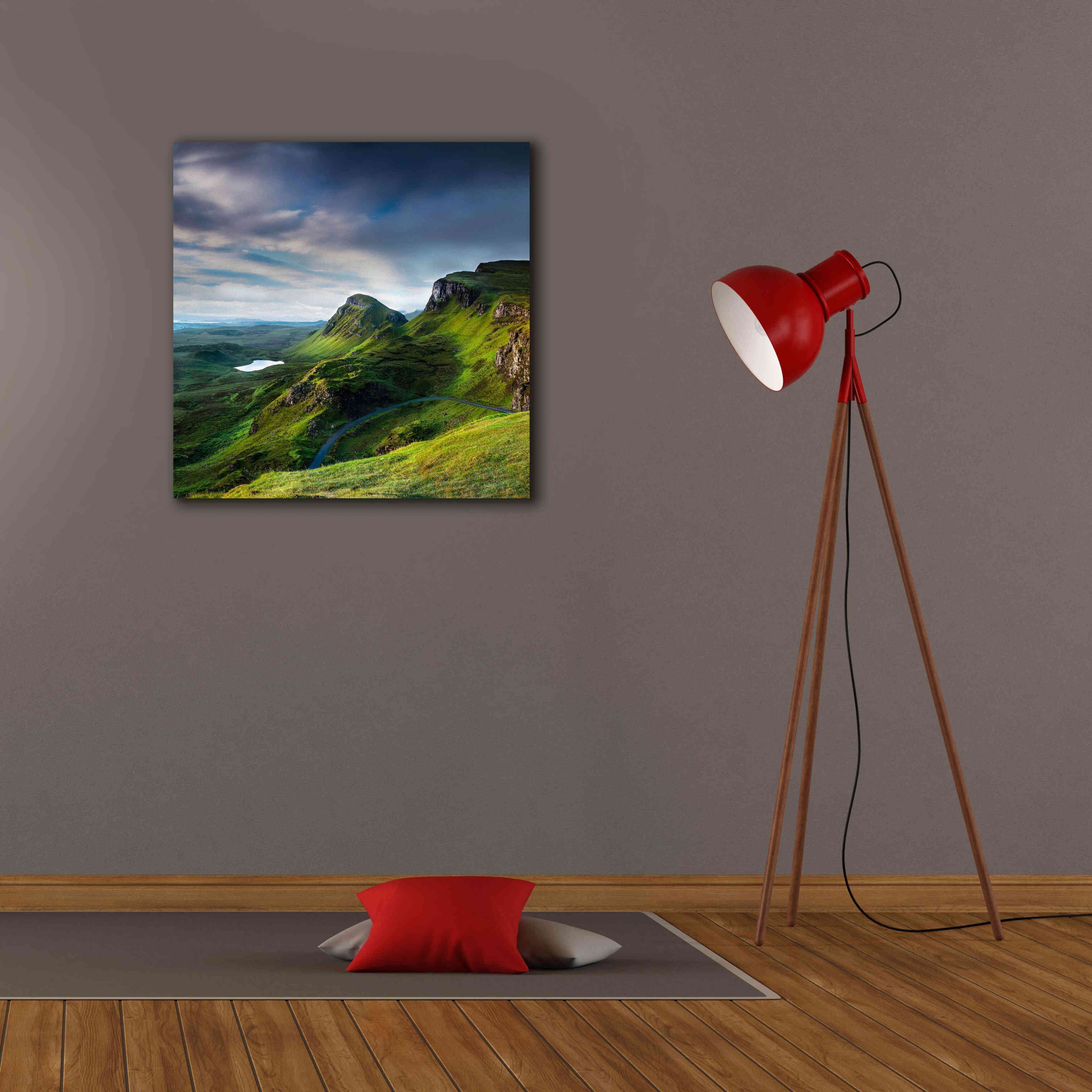 'Summer on the Quiraing' by Lynne Douglas, Giclee Canvas Wall Art,26x26