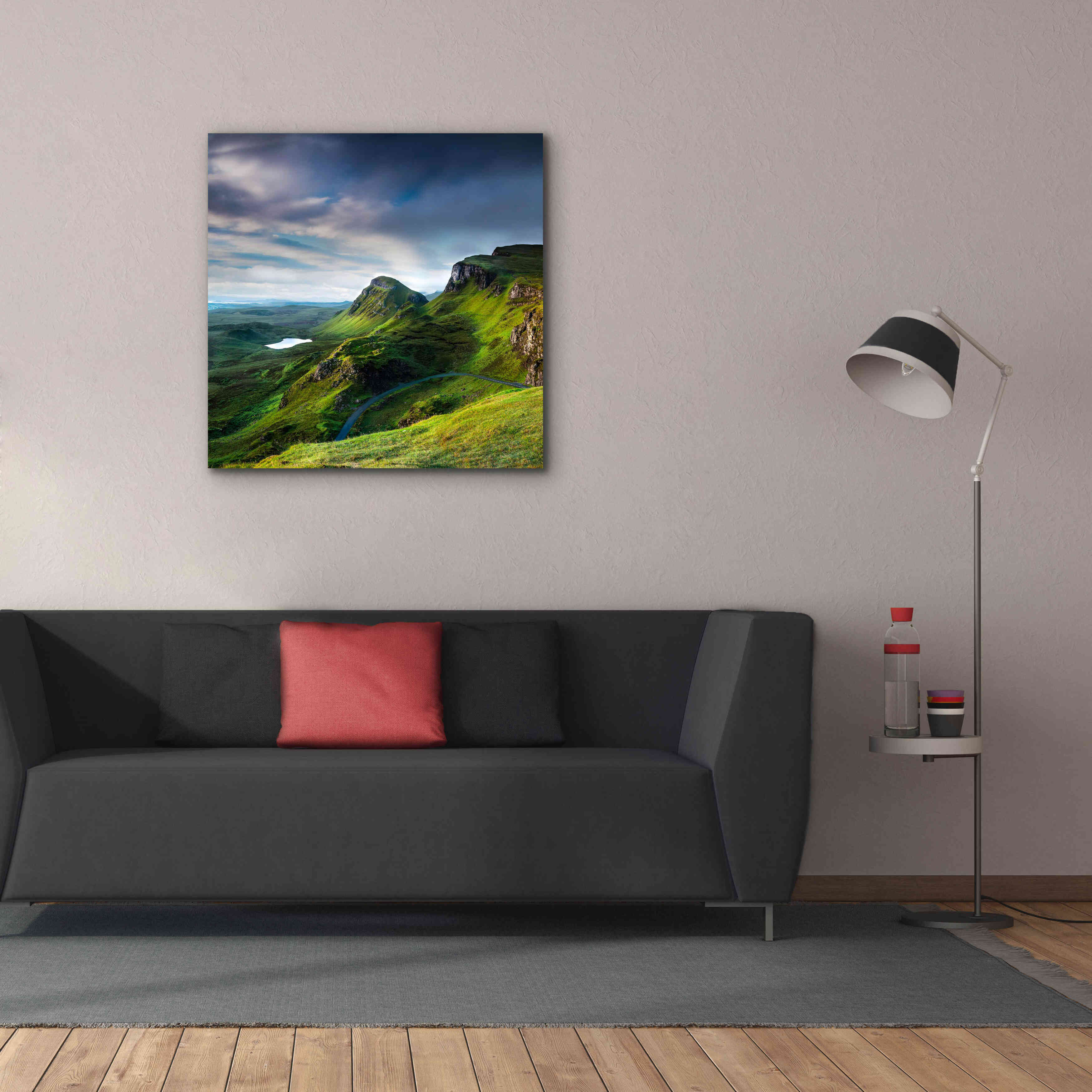 'Summer on the Quiraing' by Lynne Douglas, Giclee Canvas Wall Art,37x37