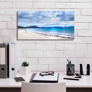 'Taransay Teal' by Lynne Douglas, Giclee Canvas Wall Art,24x12