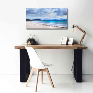 'Taransay Teal' by Lynne Douglas, Giclee Canvas Wall Art,40x20