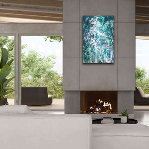 'Teal Embrace' by Lynne Douglas, Giclee Canvas Wall Art,26x40