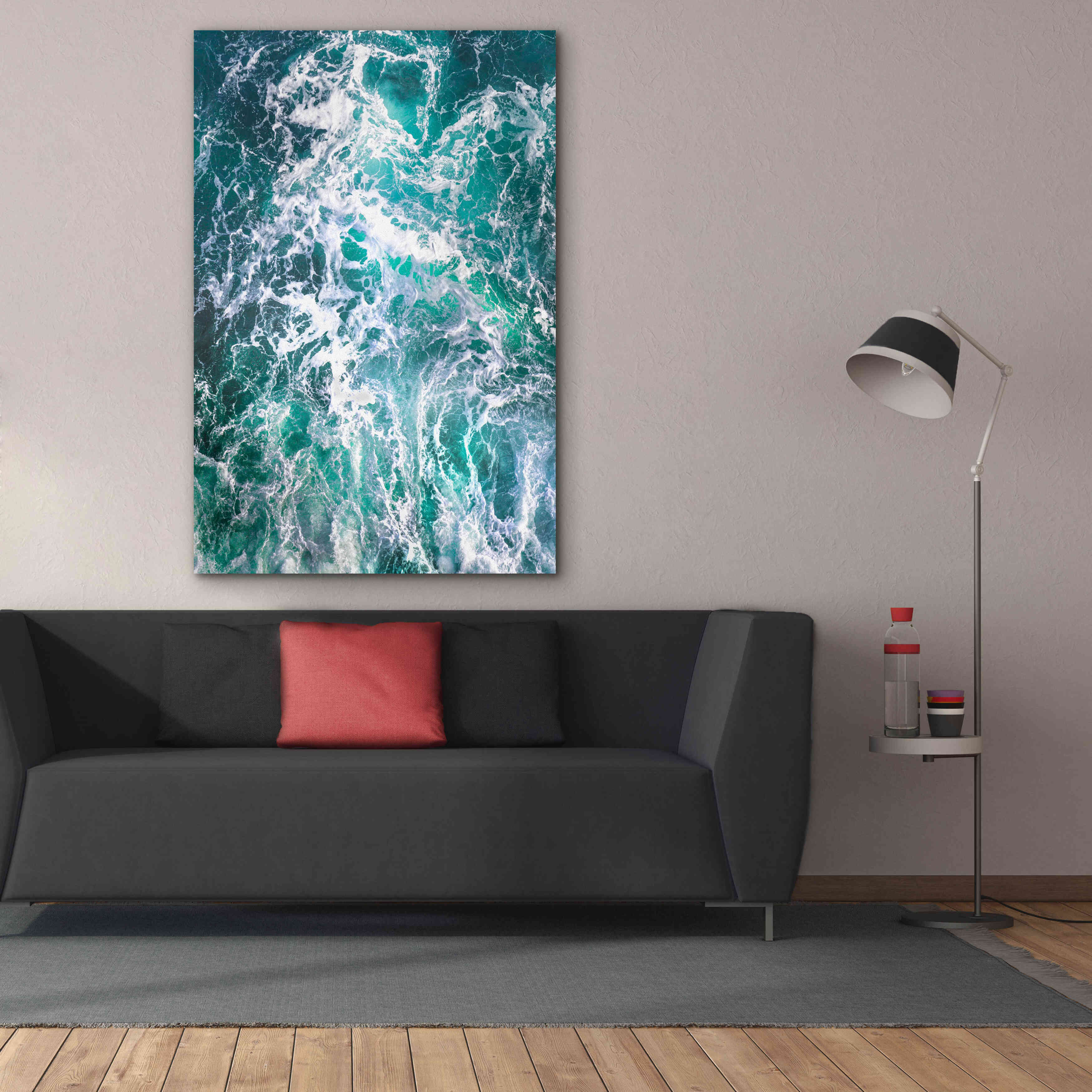 'Teal Embrace' by Lynne Douglas, Giclee Canvas Wall Art,40x60