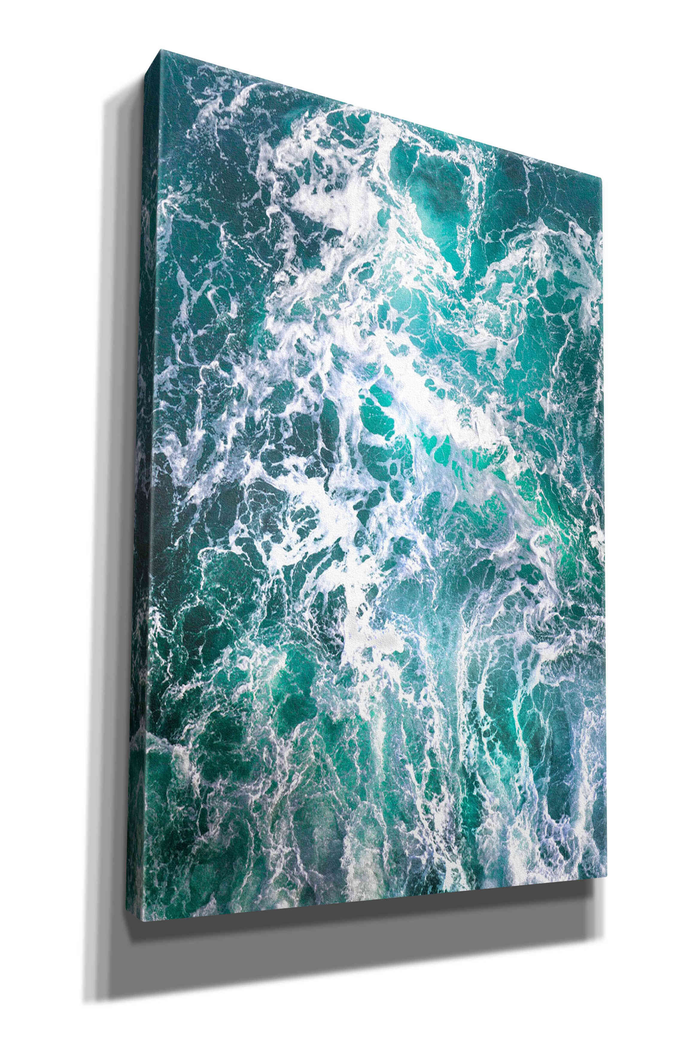 'Teal Embrace' by Lynne Douglas, Giclee Canvas Wall Art