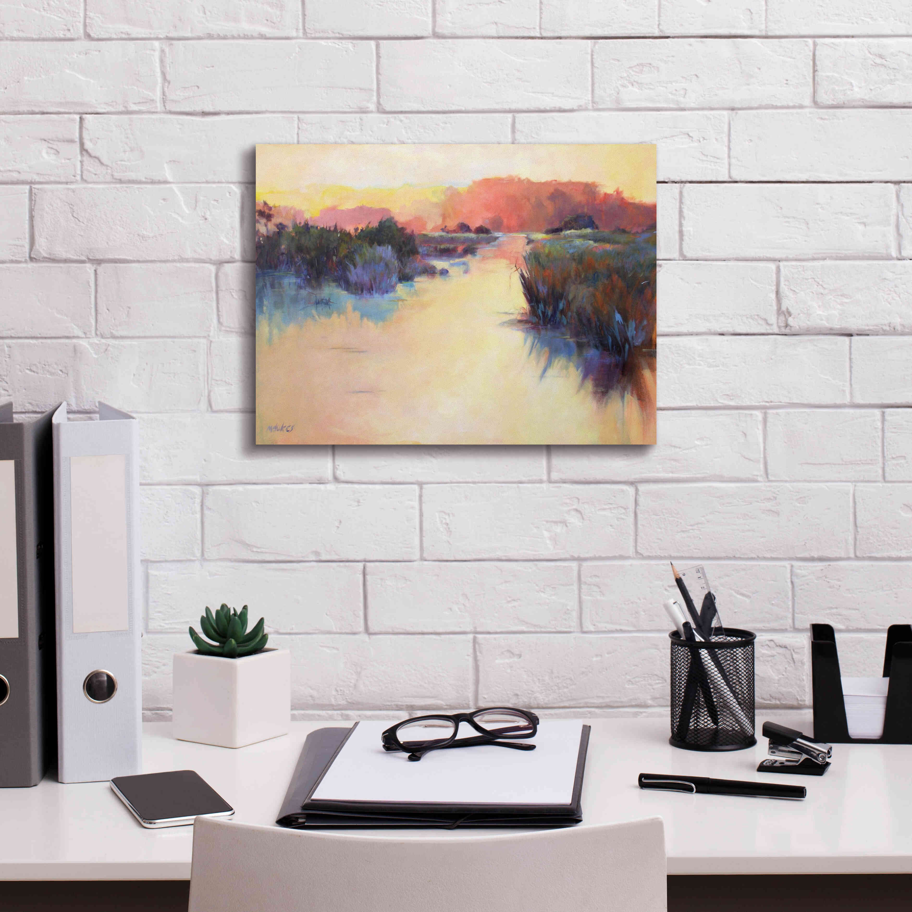 'A Warm Resonance' by Madeline Dukes, Giclee Canvas Wall Art,16x12