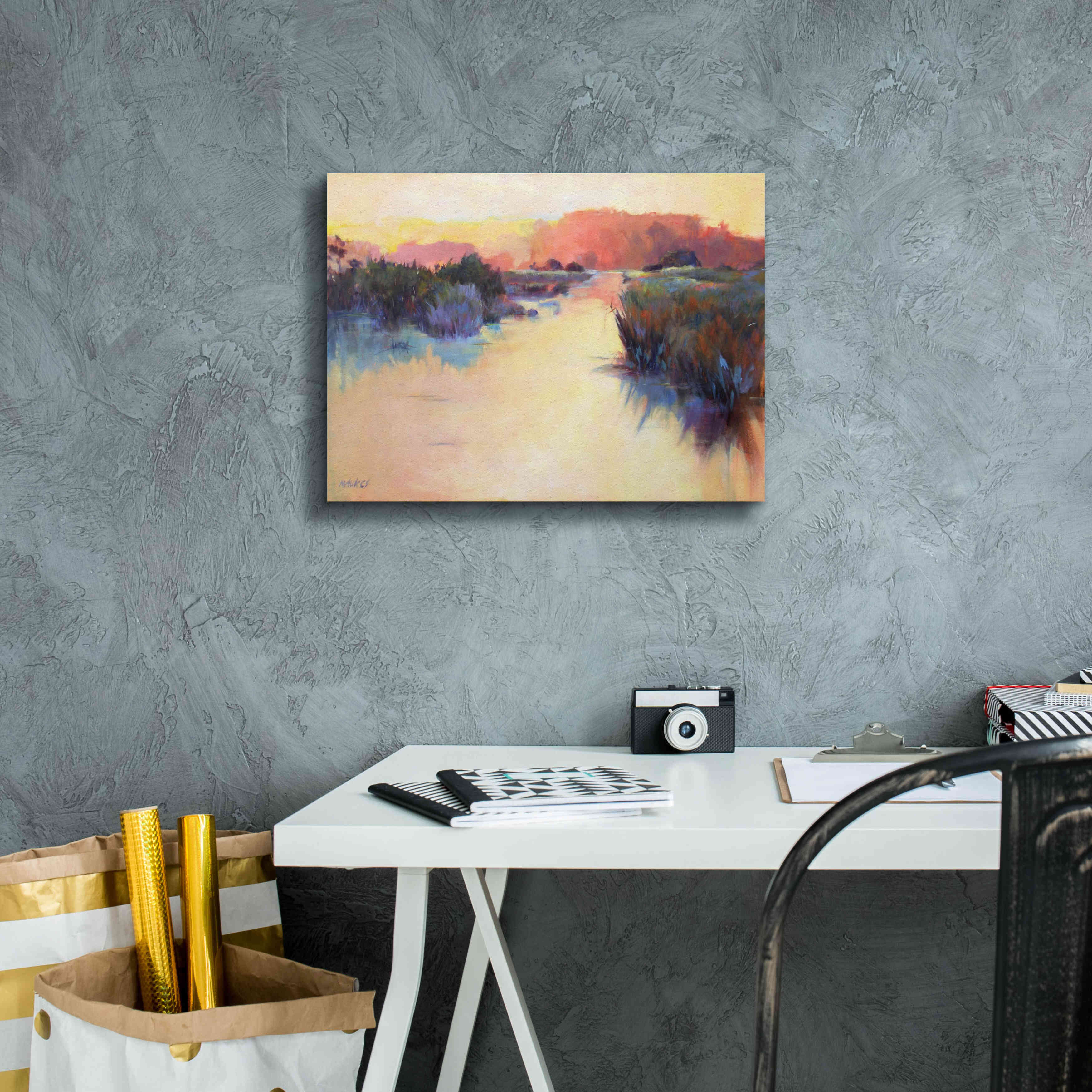 'A Warm Resonance' by Madeline Dukes, Giclee Canvas Wall Art,16x12