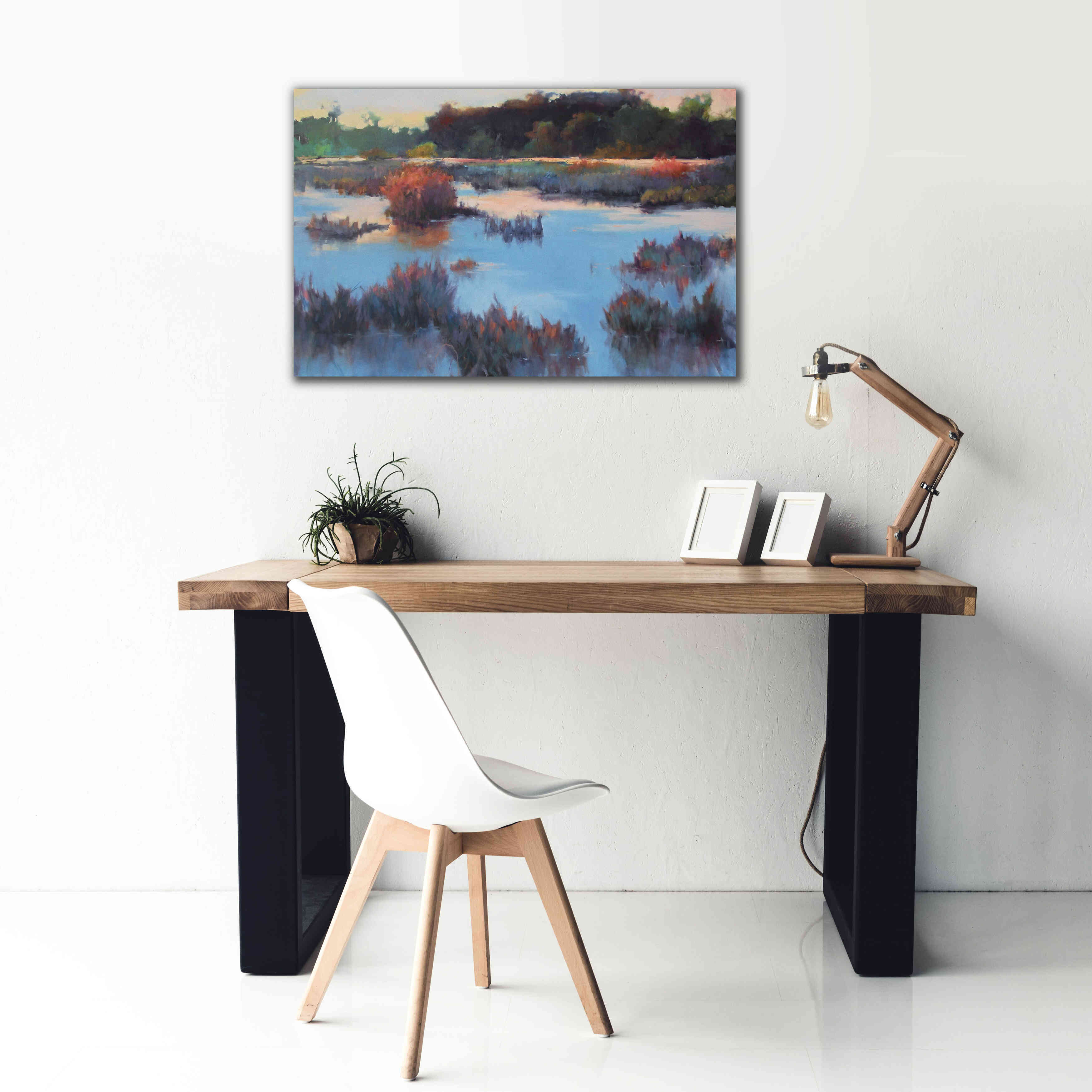 'Ace Basin Creek' by Madeline Dukes, Giclee Canvas Wall Art,40x26